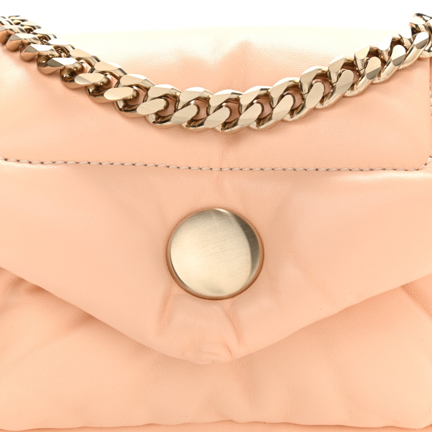 Lambskin PS Harris Small Shoulder Bag Peach