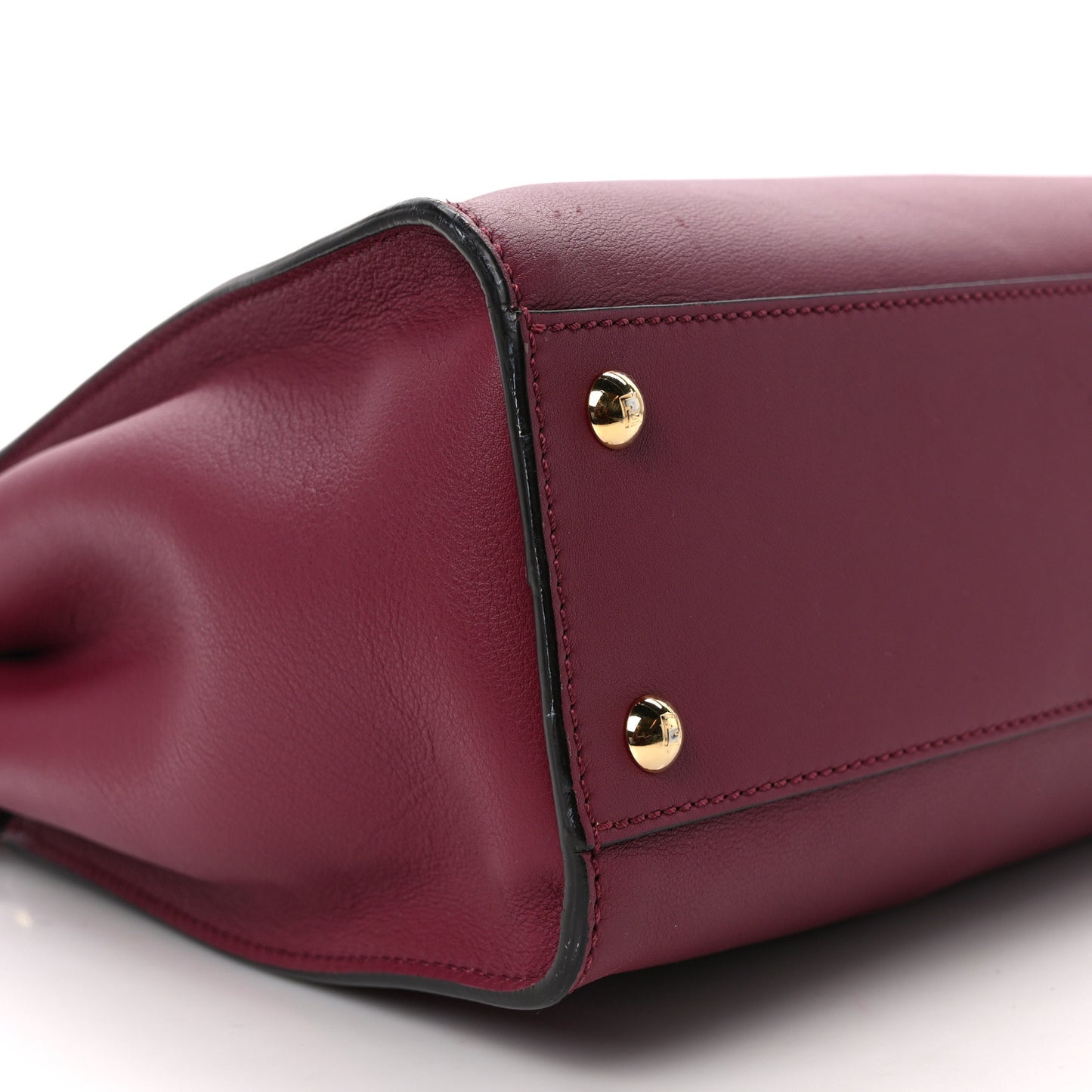 Vitello Seta Medium Peekaboo Iconic Satchel Magenta