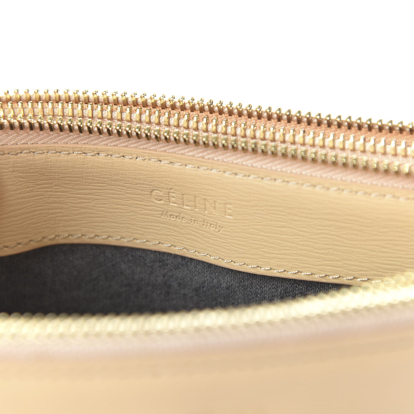 Lambskin Large Trio Crossbody Bag Beige