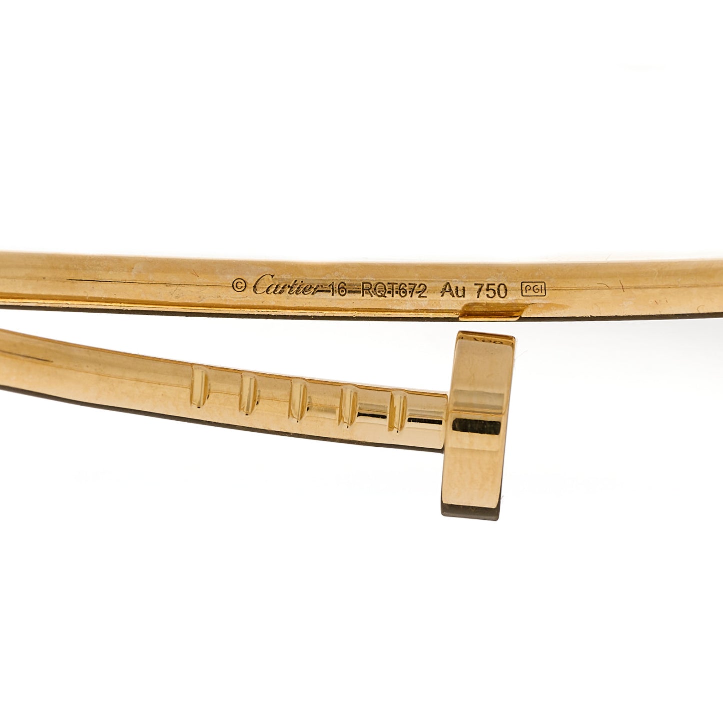 18K Yellow Gold Small Juste Un Clou Bracelet 16