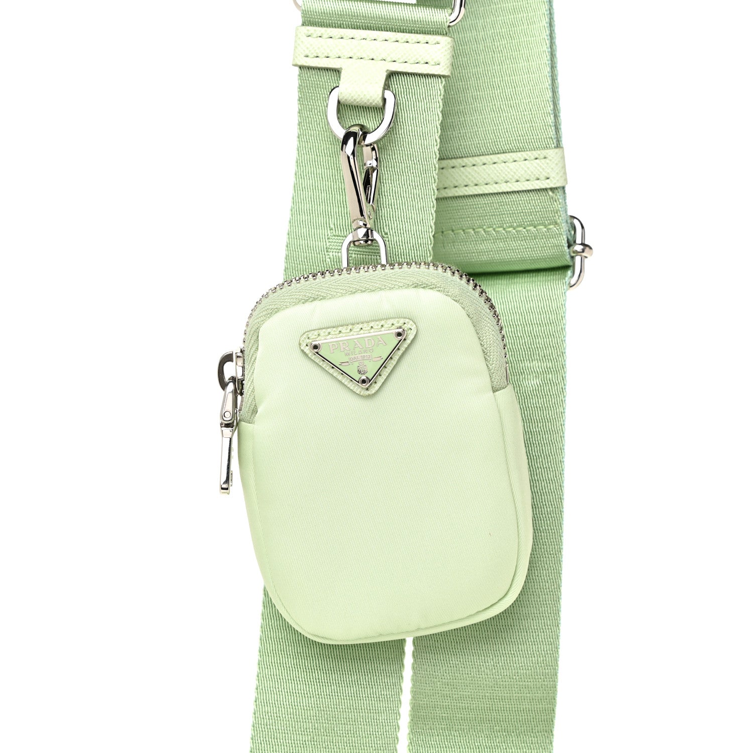 Prada Re-Nylon Saffiano Re-Edition 2005 Shoulder Bag Acqua 8 of 10