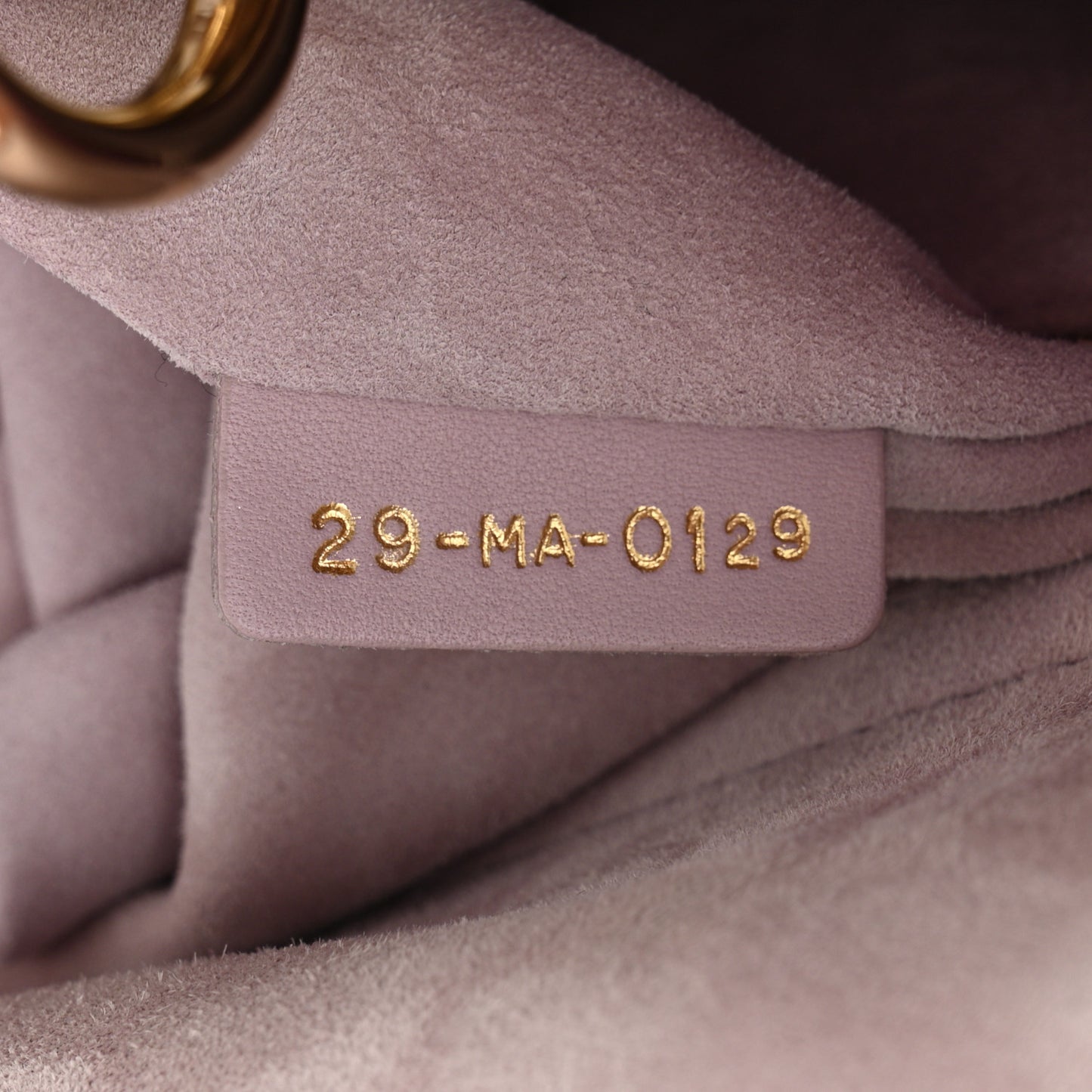 Satin Swarovski Crystal Cannage Small My ABC Lady Dior Pink