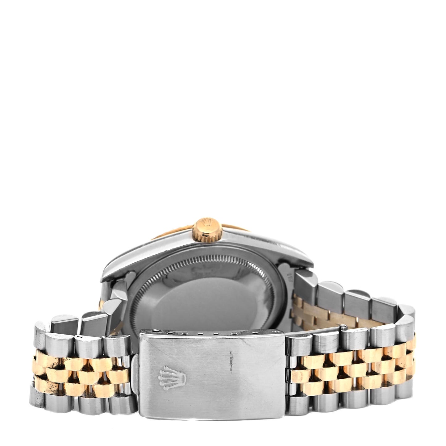 Stainless Steel 18K Yellow Gold 36mm Oyster Perpetual Datejust Watch Champagne 16233