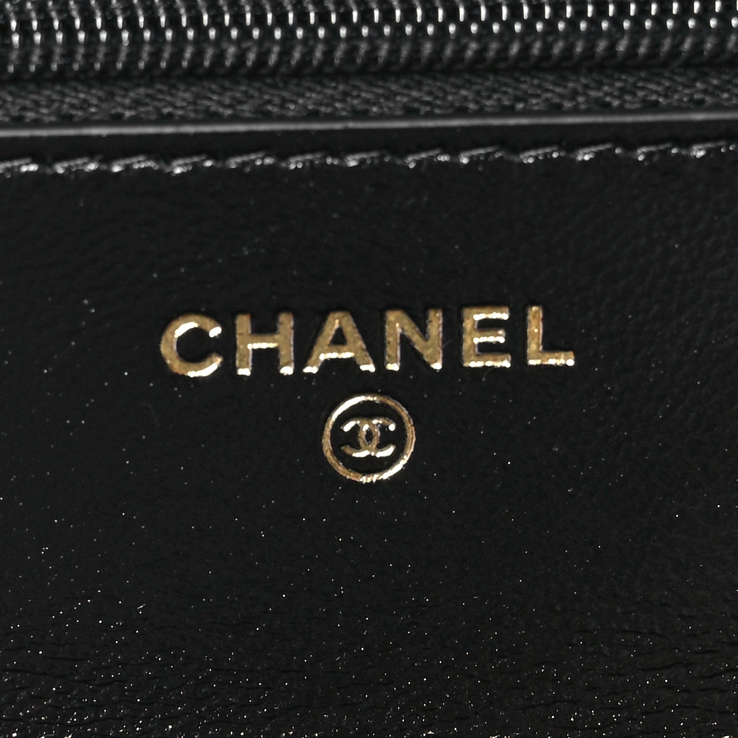 Chanel Calfskin Quilted 31 Wallet On Chain WOC Black 6 of 12