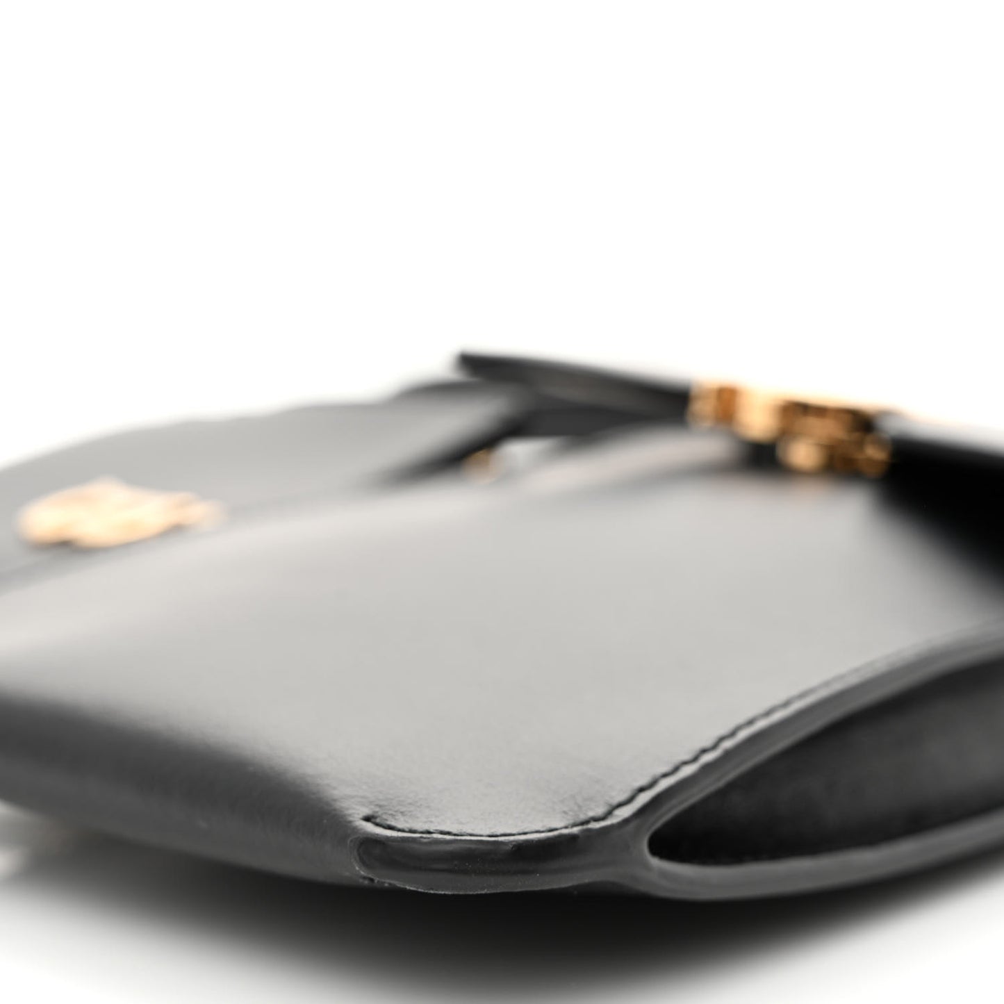 Smooth Calfskin TB Robin Multi Pouch Black