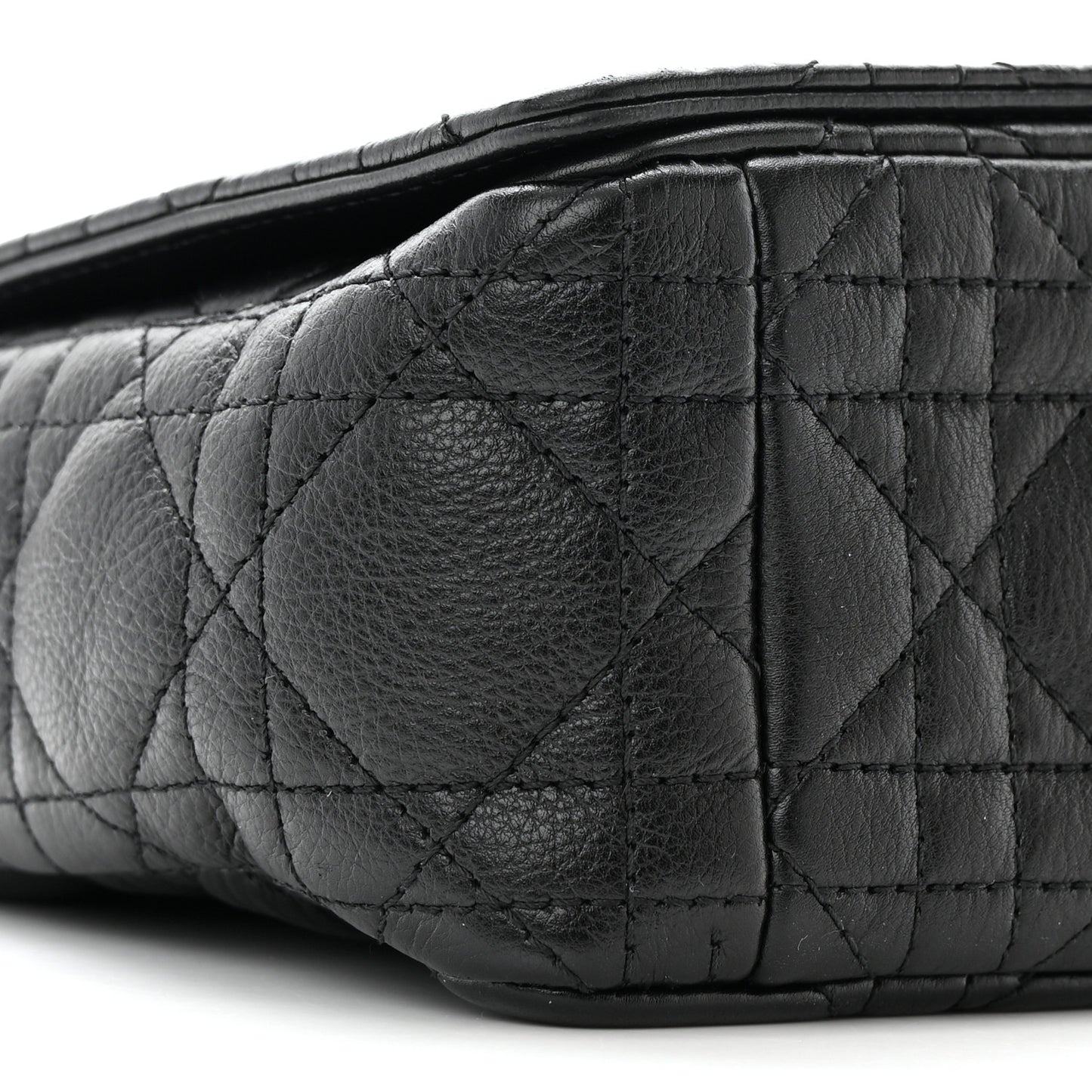 Calfskin Cannage Small Caro Bag Black