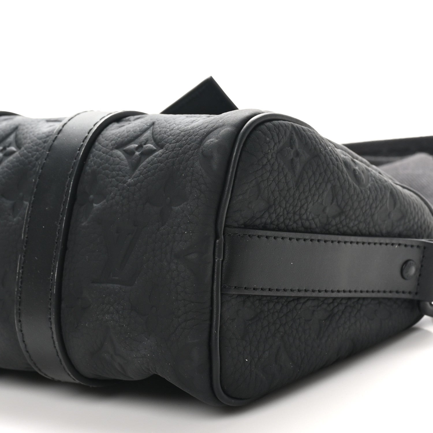 Louis Vuitton Monogram Taurillon Keepall Bandouliere 25 Black 9 of 9