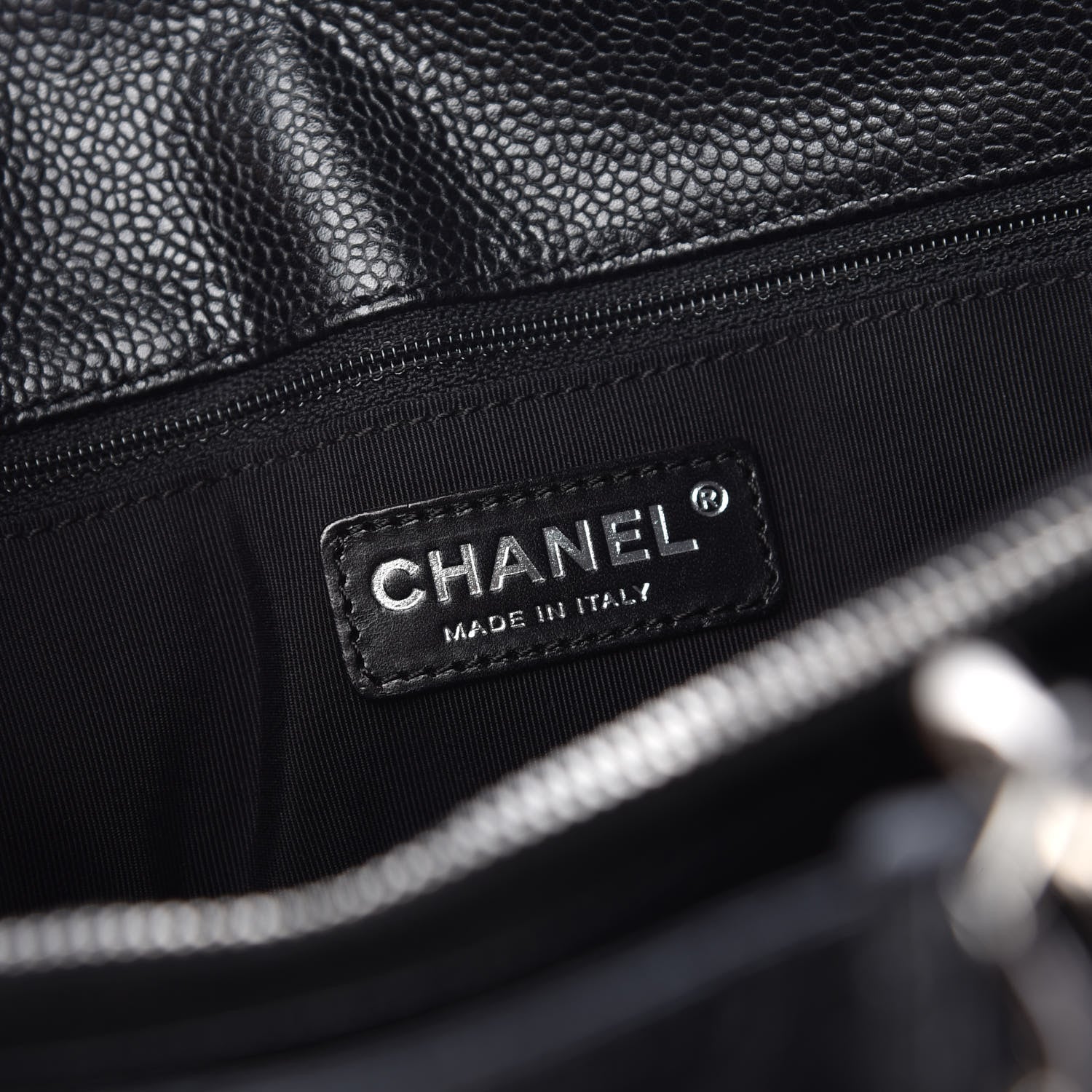 Chanel Caviar Quilted Grand Shopping Tote GST Black 6 of 9