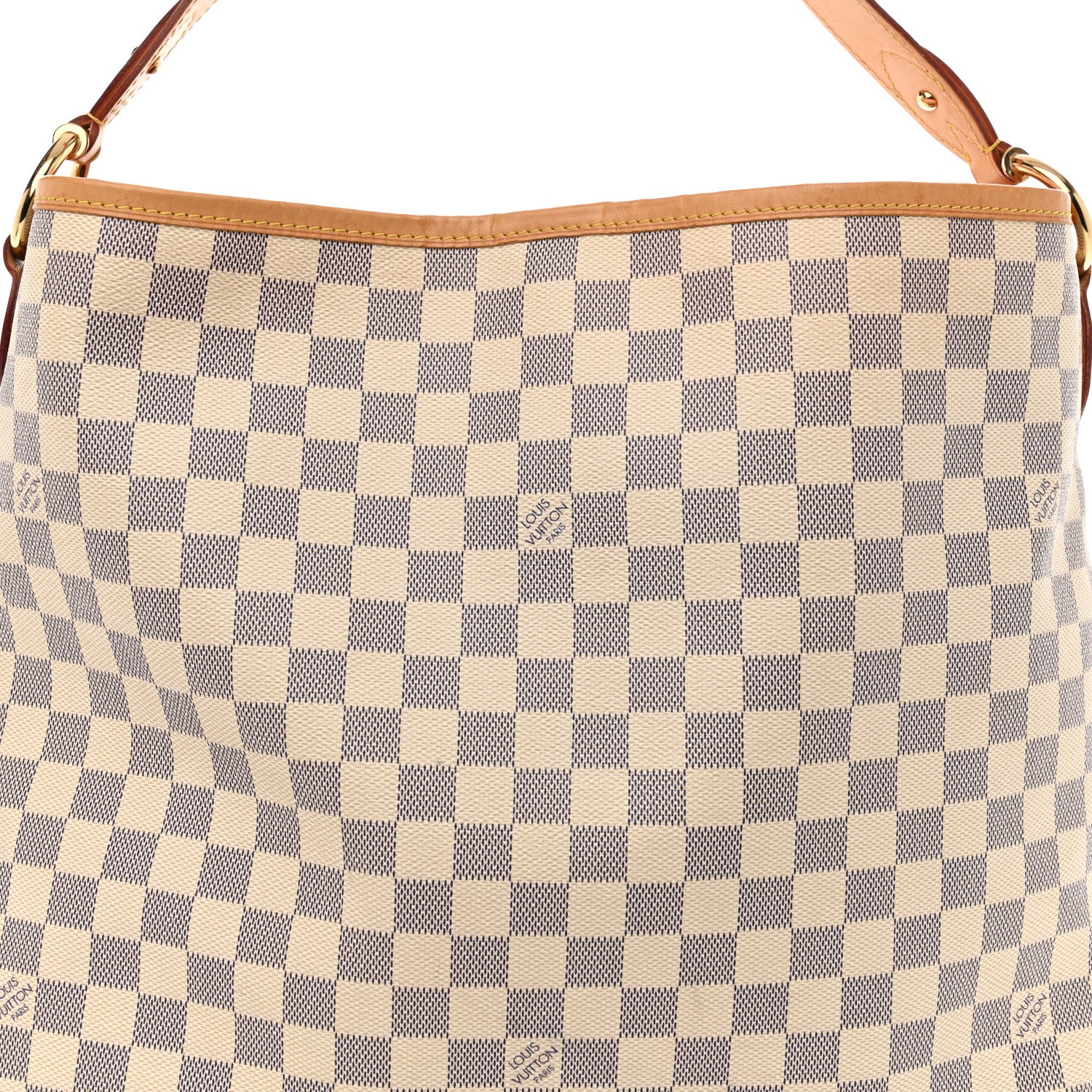 Louis Vuitton Damier Azur Delightful MM Rose Ballerine 9 of 12