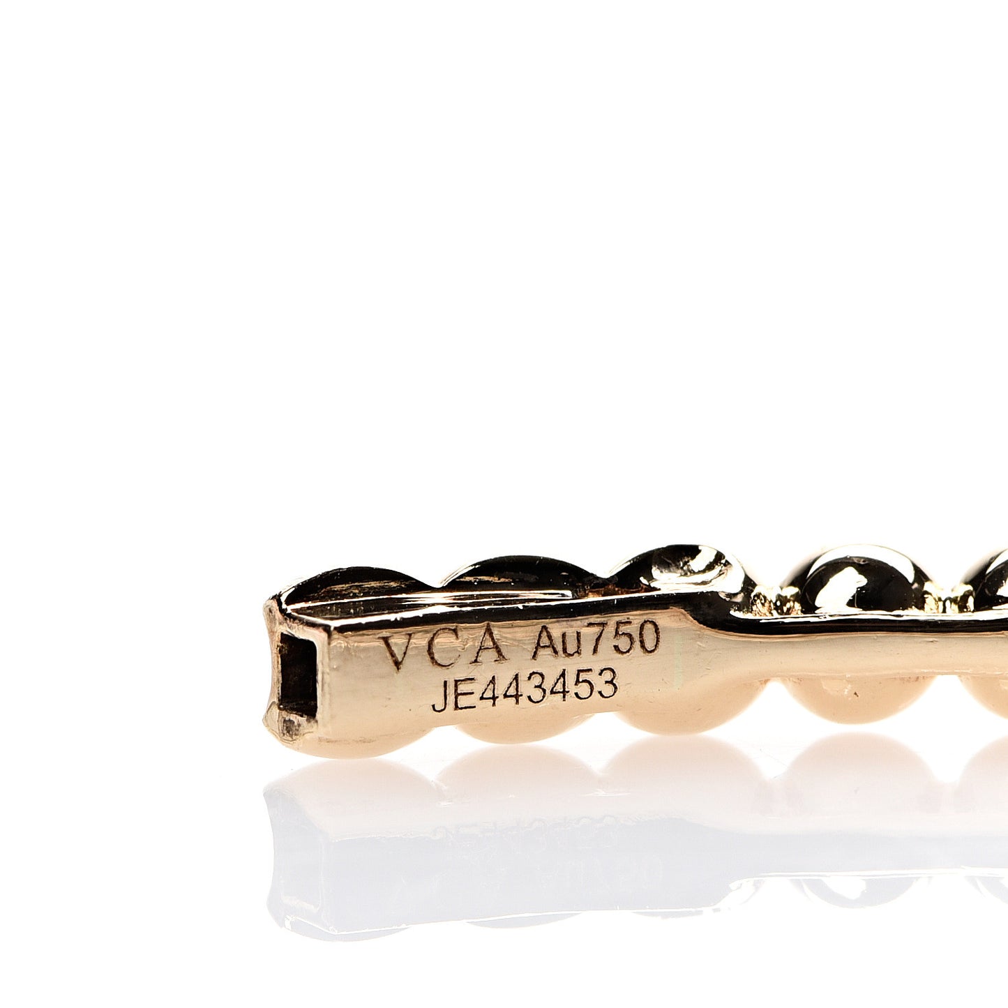 18K Yellow Gold Perlee Pearls of Gold Bracelet M