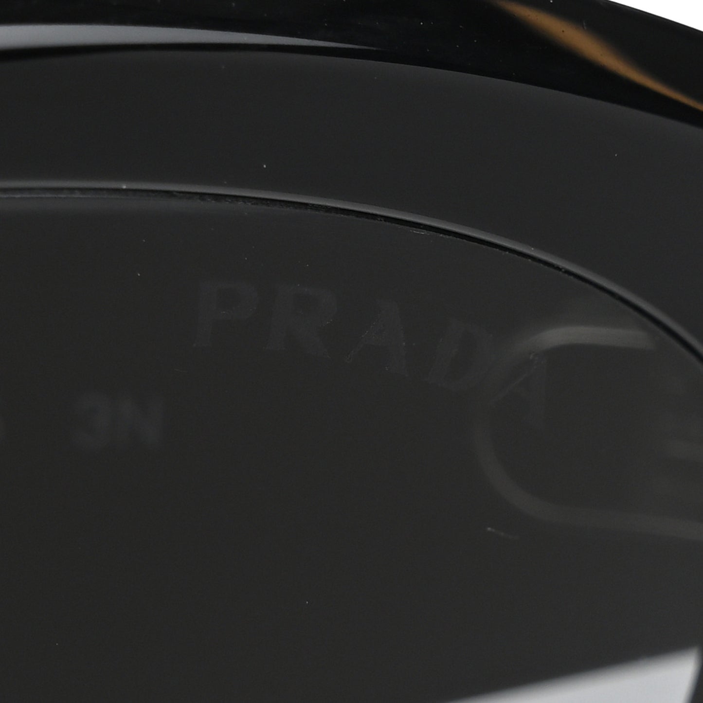 Acetate Oval Sunglasses SPR 26Z Black