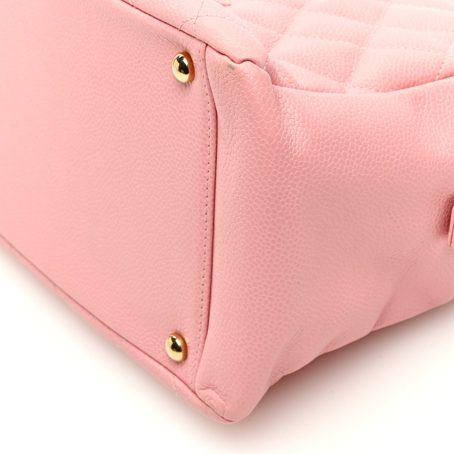 Caviar Quilted Petit Timeless Shopping Tote PTT Pink
