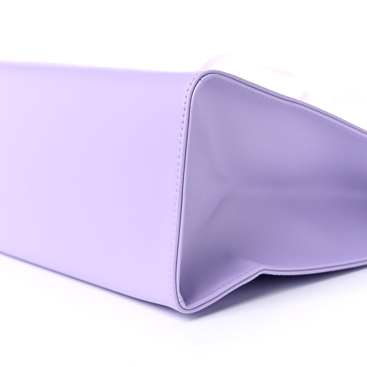 Vegan Leather Medium Shopping Bag Lavender