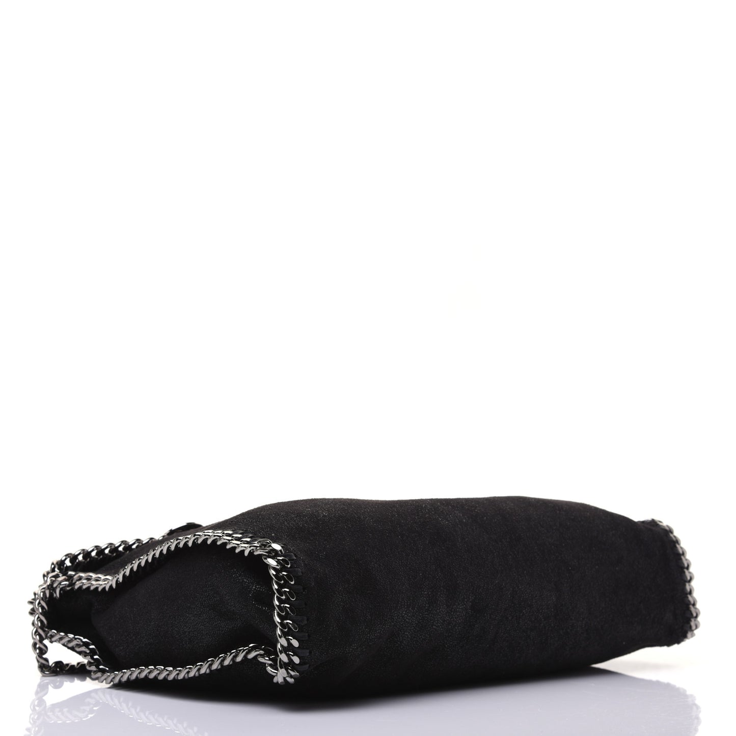 Shaggy Deer Falabella Fold Over Tote Black