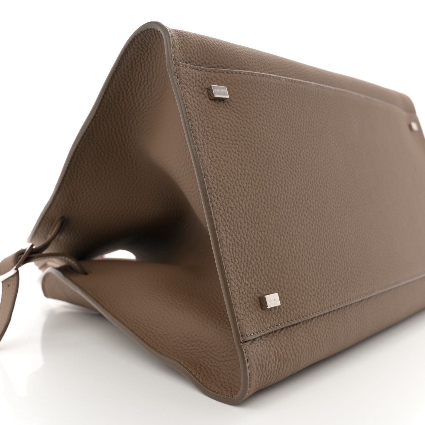 Matte Grained Calfskin Soft Margaux 15 Taupe
