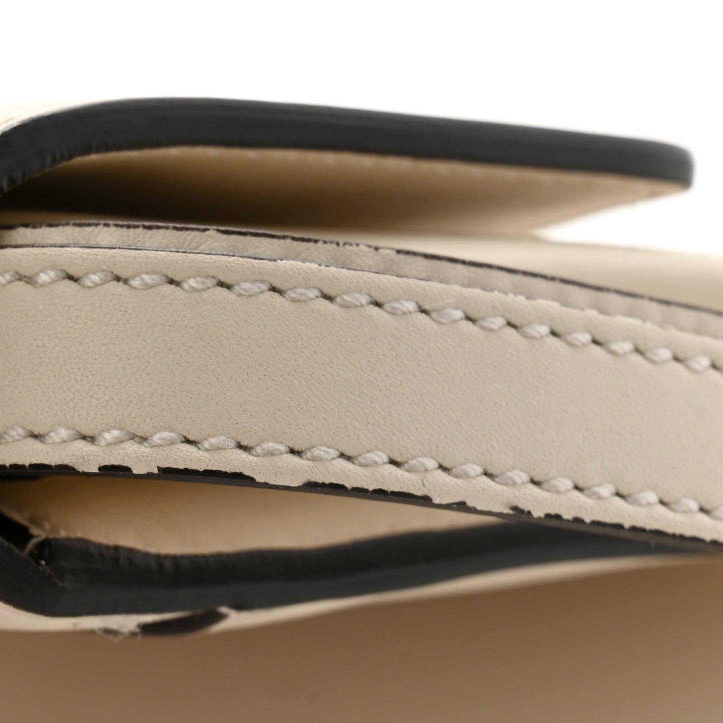 Calfskin Small Sylvie Wristlet Clutch White