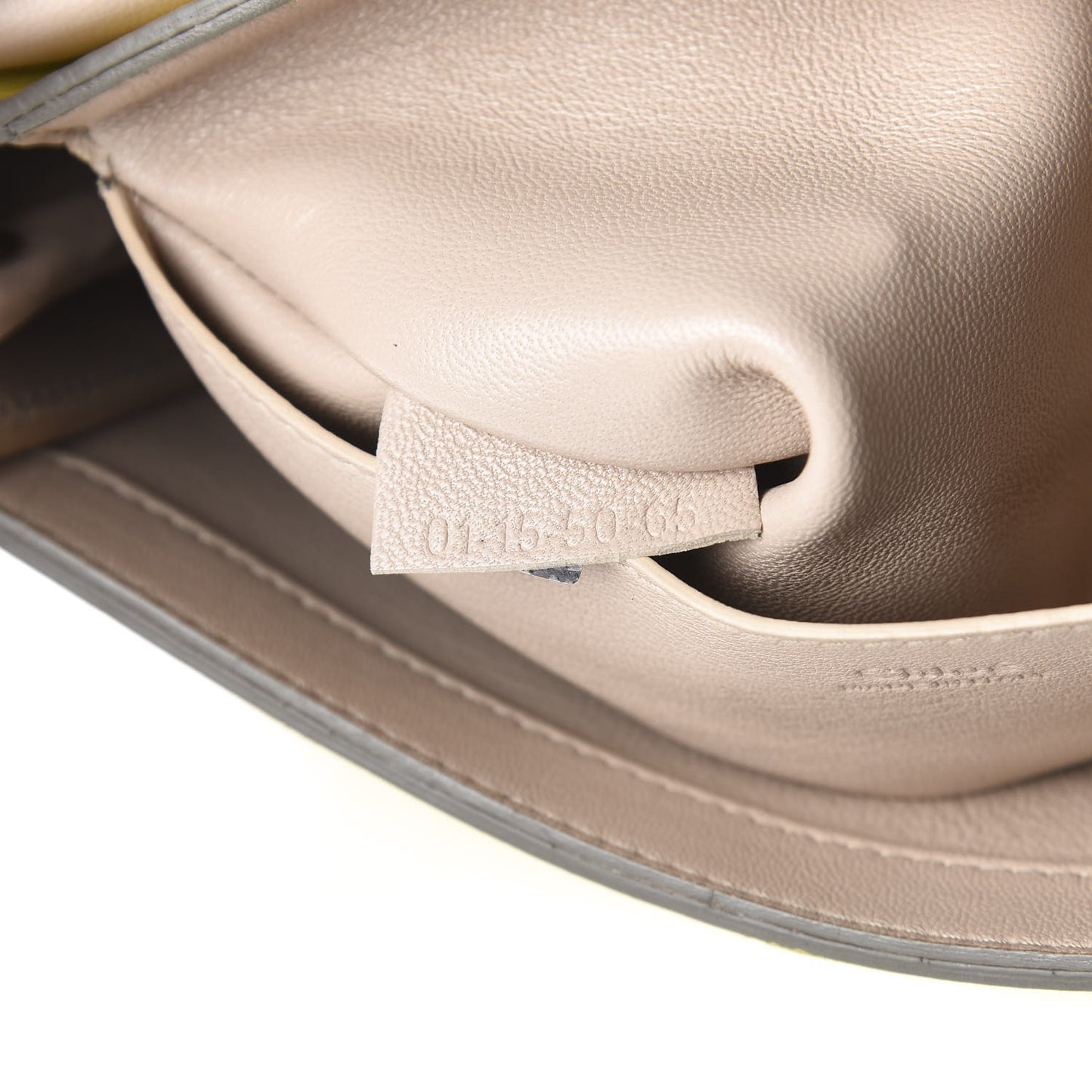 Nappa Medium Elle Chain Clutch Yellow