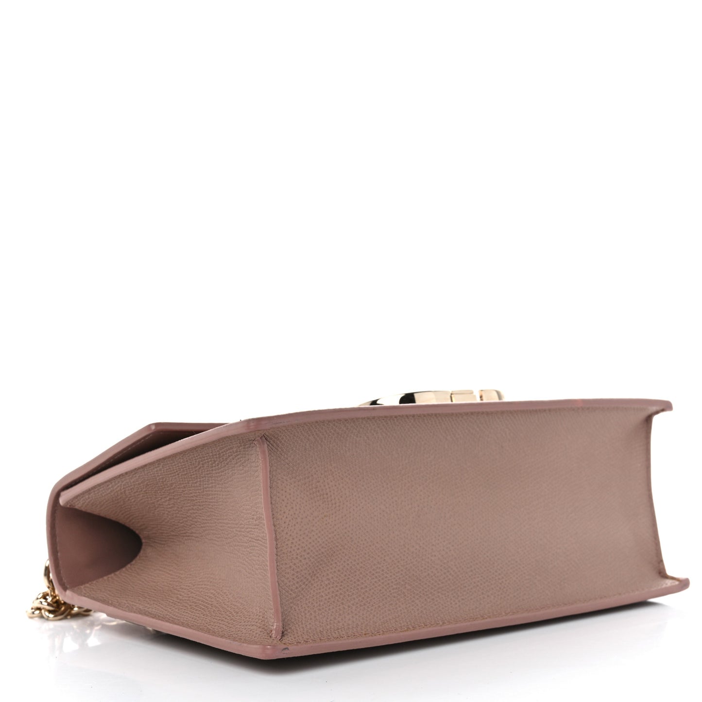 Grained Calfskin 30 Montaigne Chain Flap Bag Blush