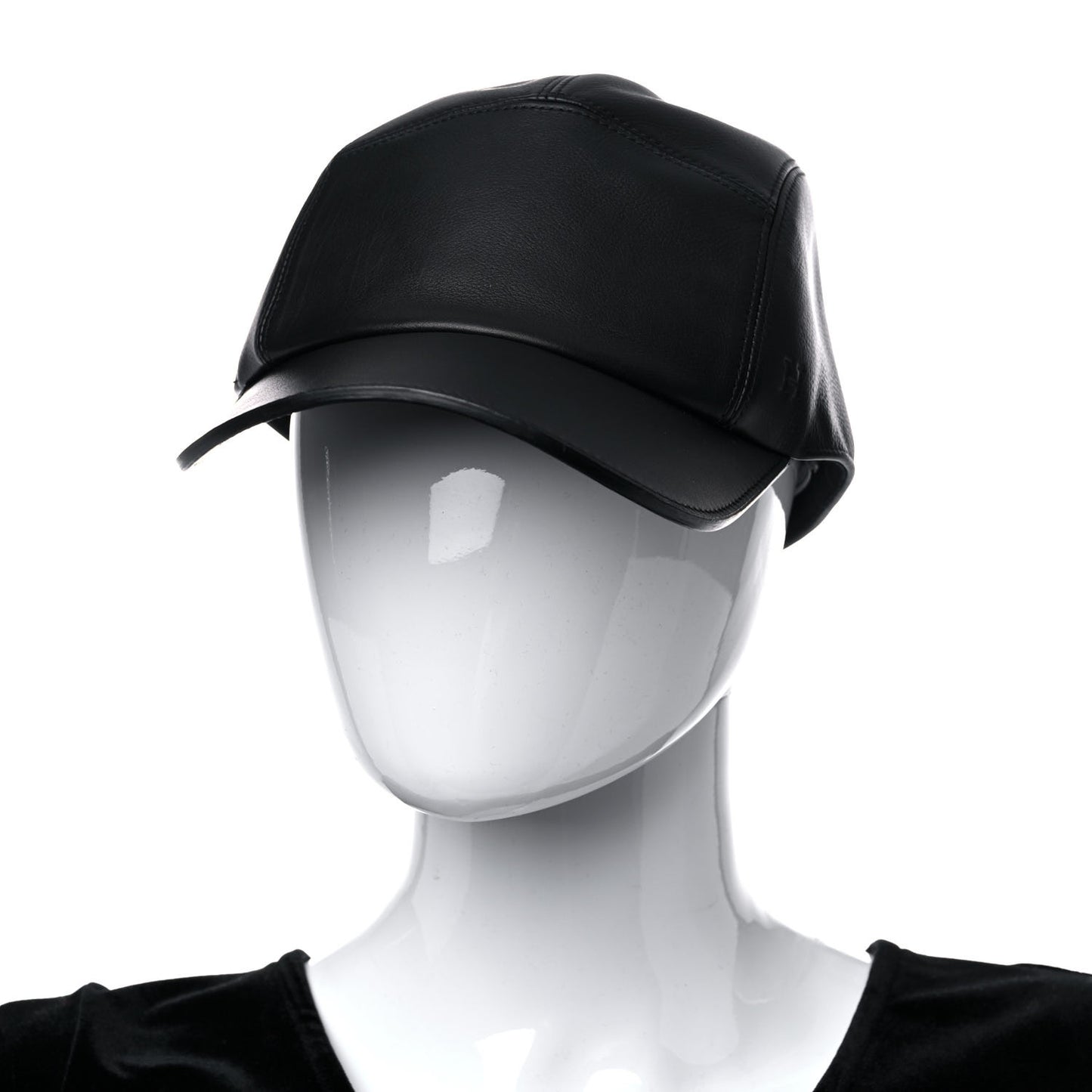 Calfskin Nevada Cap 58 Black