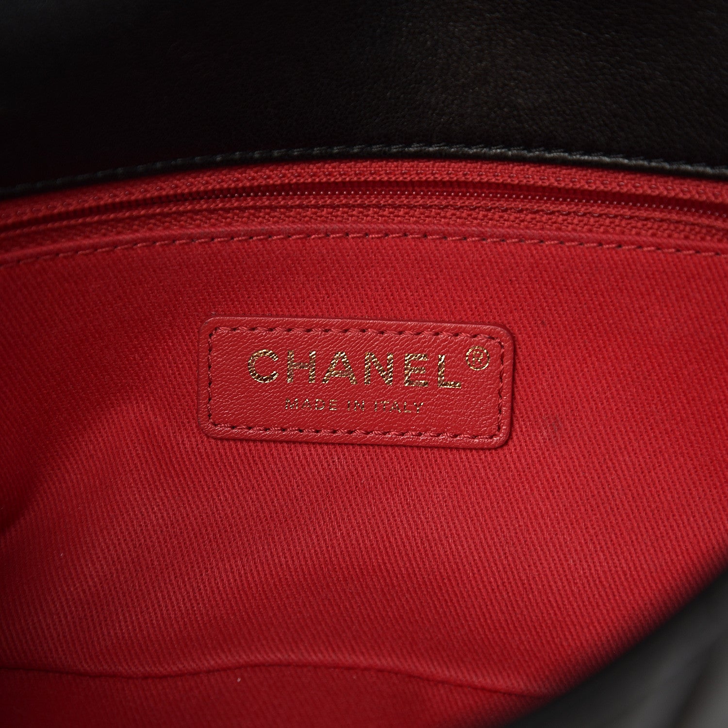 Chanel Lambskin Quilted Small Contrast Stitch Flap Black 5 of 9