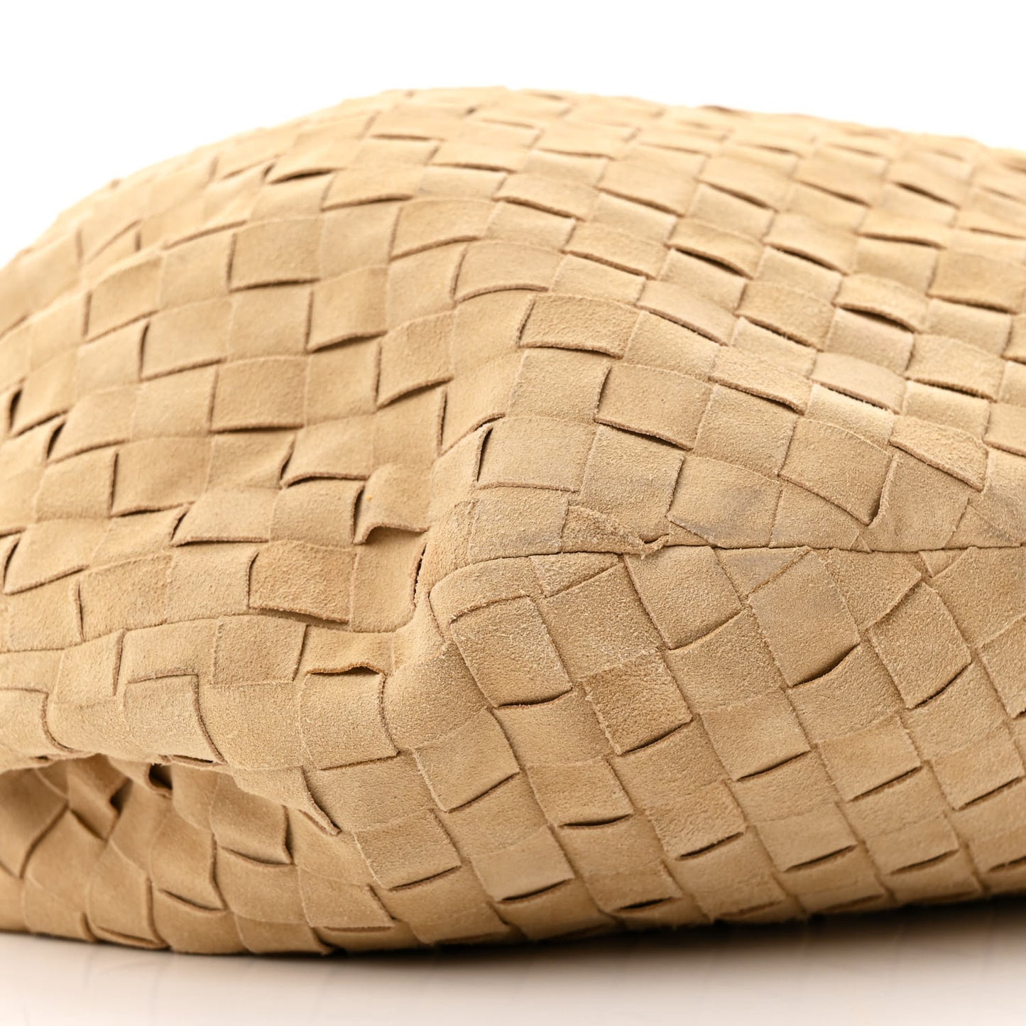 Suede Intrecciato Small Jodie Sand