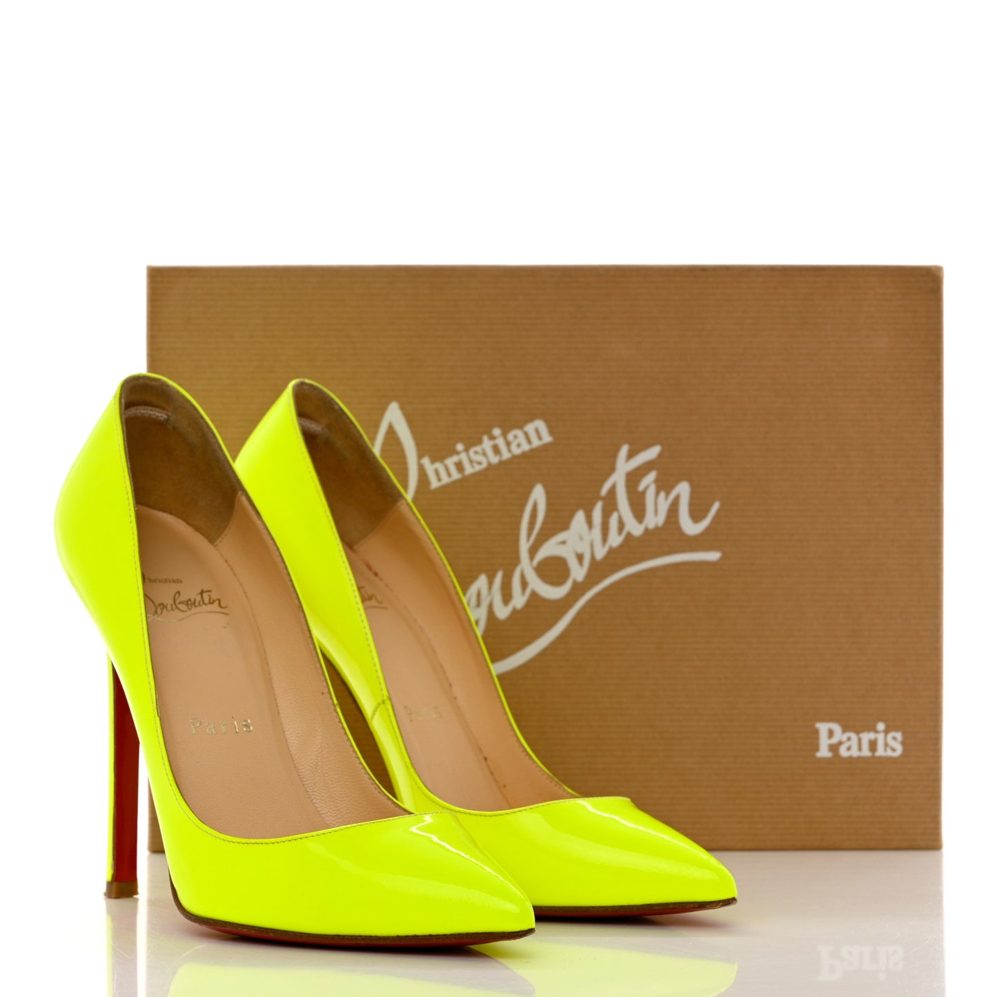 Patent Pigalle 120 Pumps 35 Fluo Yellow