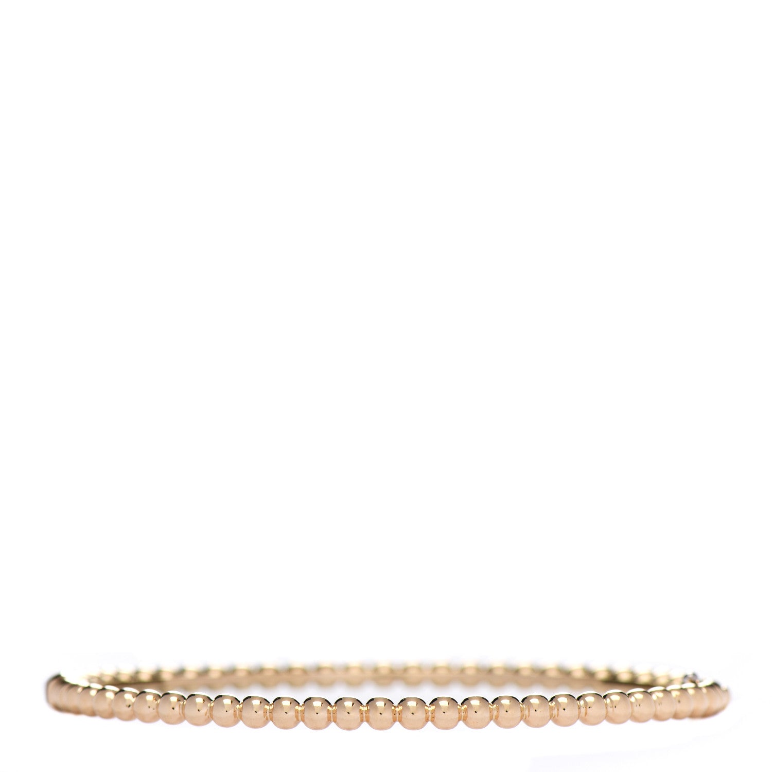 Van Cleef & Arpels 18K Yellow Gold Perlee Pearls of Gold Bracelet L 2 of 4