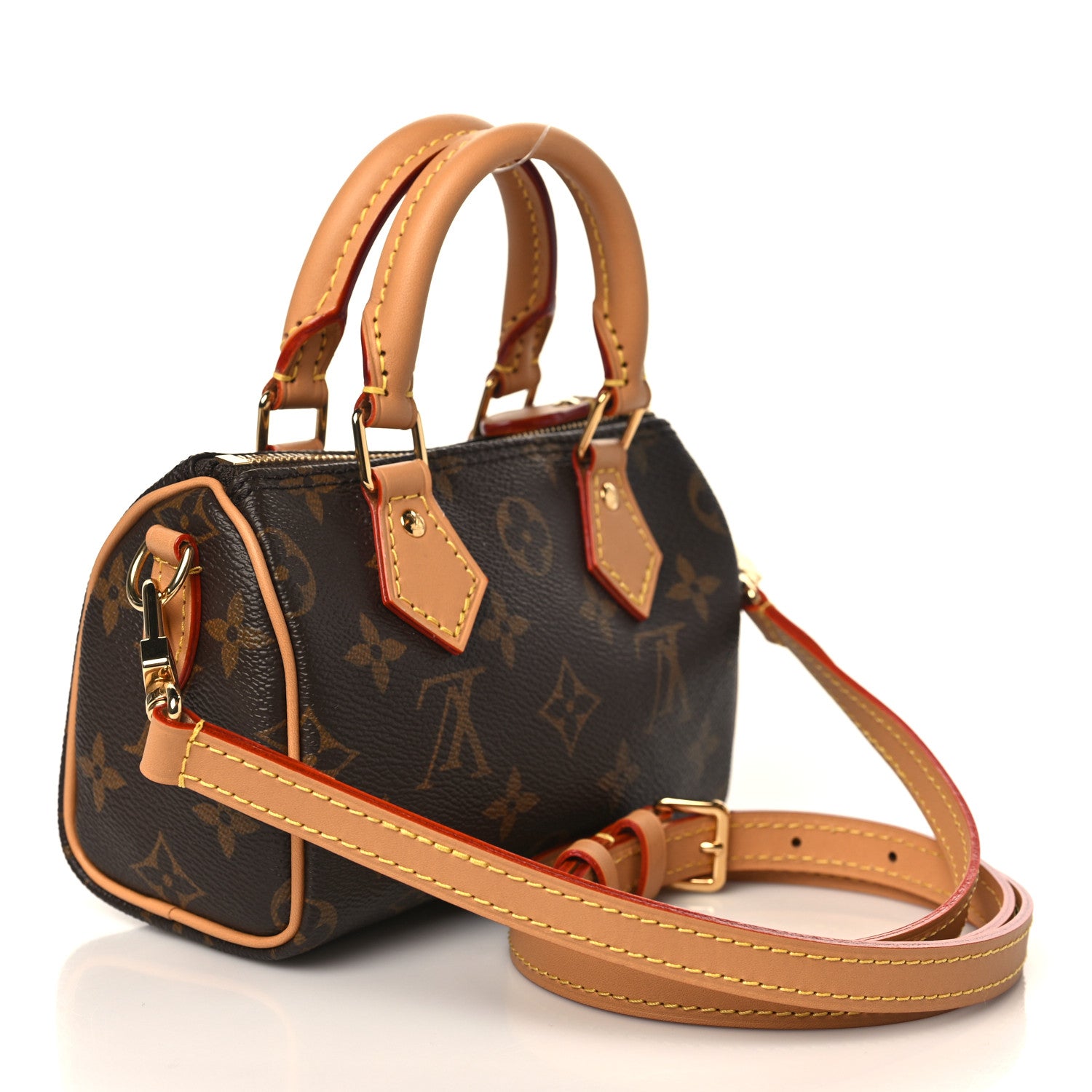 Louis Vuitton Monogram Nano Speedy Bandouliere 3 of 8