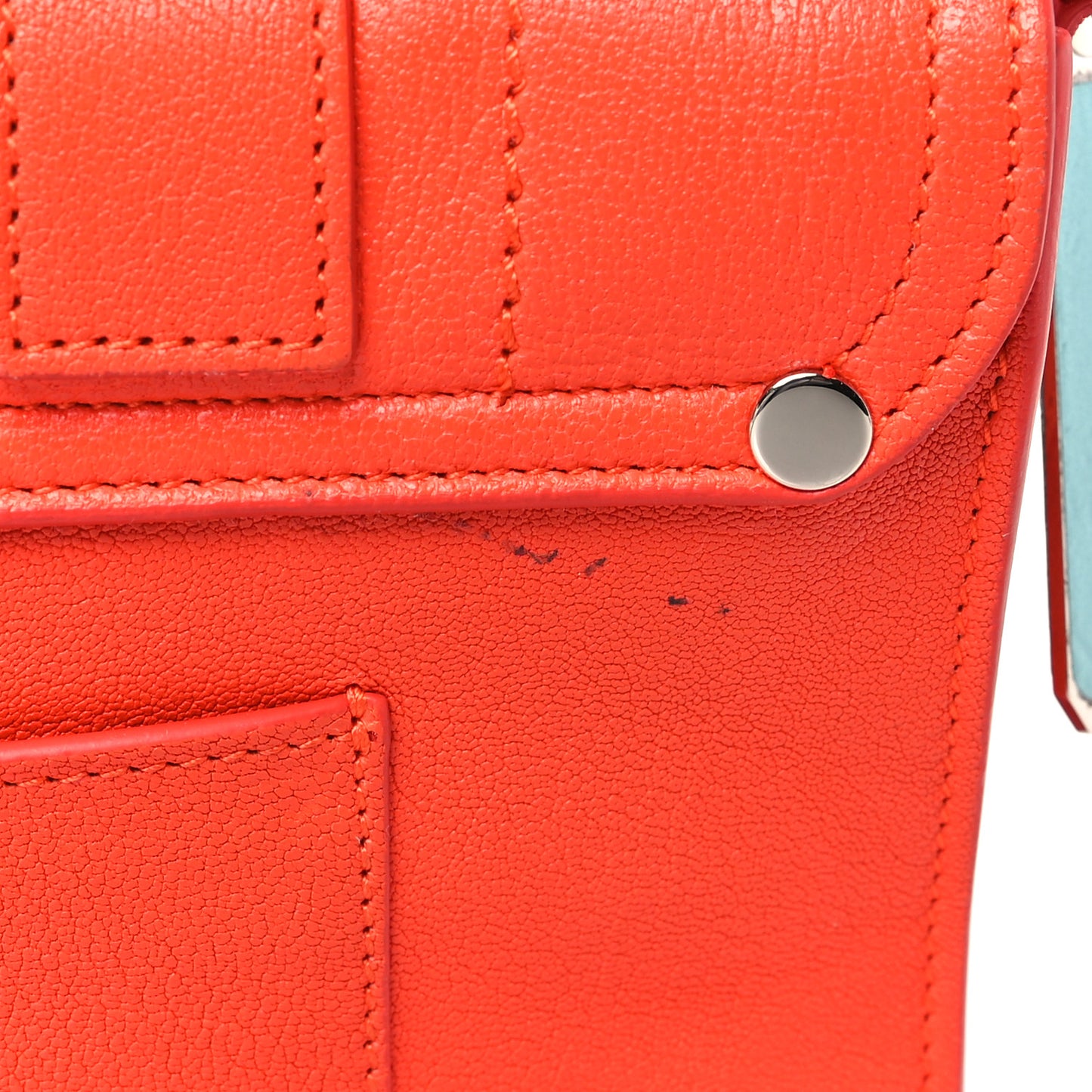 Lambskin Tiny PS1 Satchel Orange Pepper