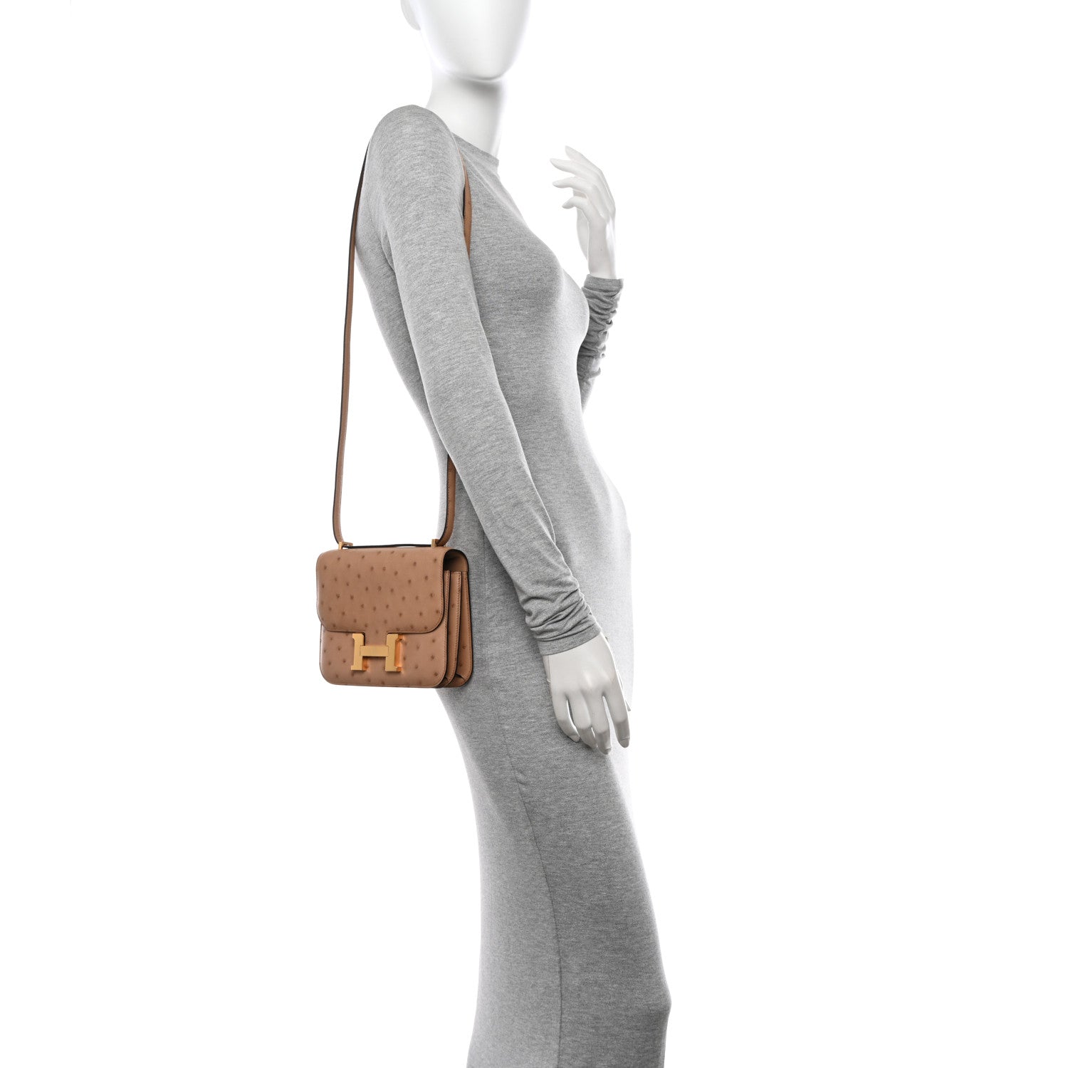 Hermes Ostrich Constance 18 Chai 2 of 11