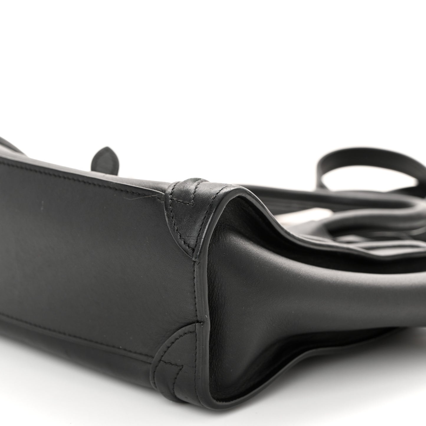 Smooth Calfskin Nano Luggage Black