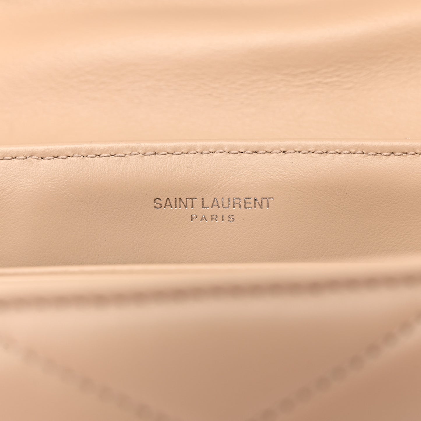 Calfskin Y Quilted Monogram Toy Loulou Crossbody Bag Nude Powder