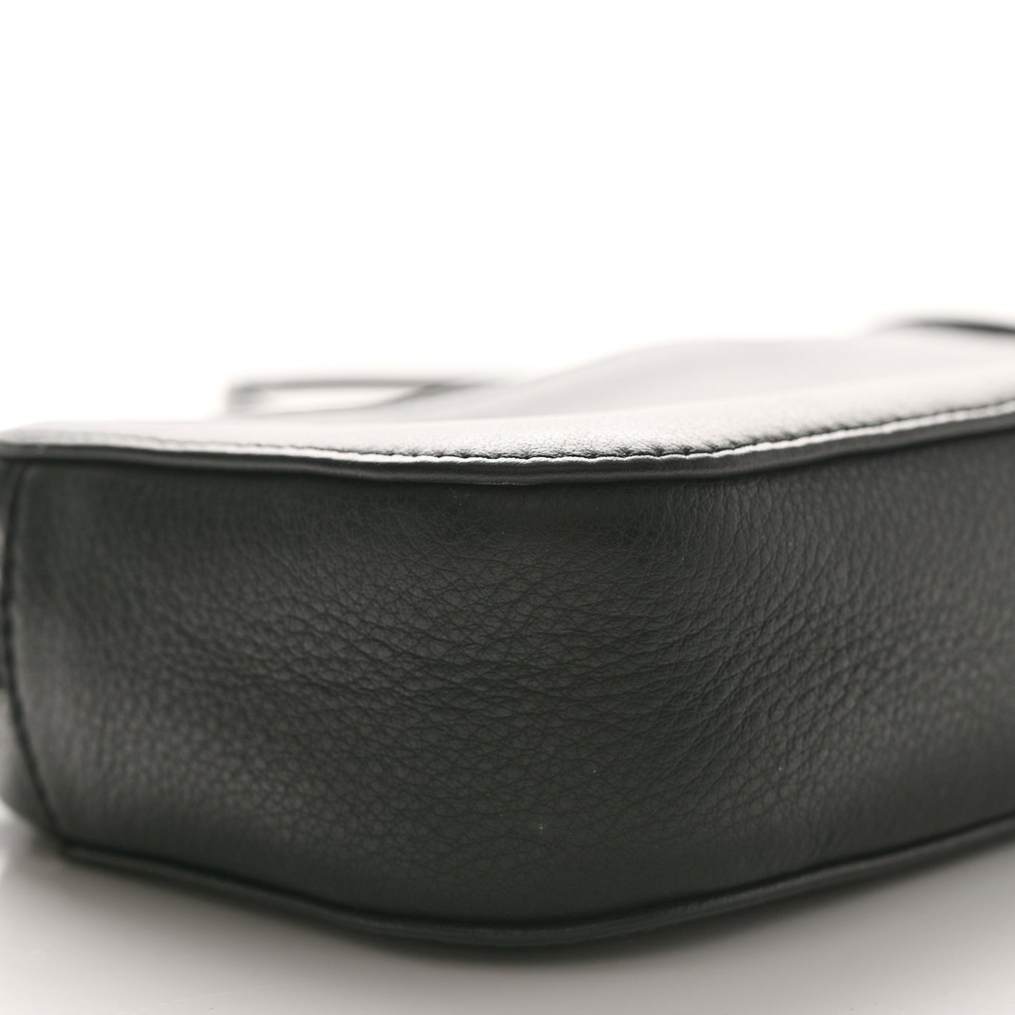 Calfskin Logo XS Everyday Camera Bag Black