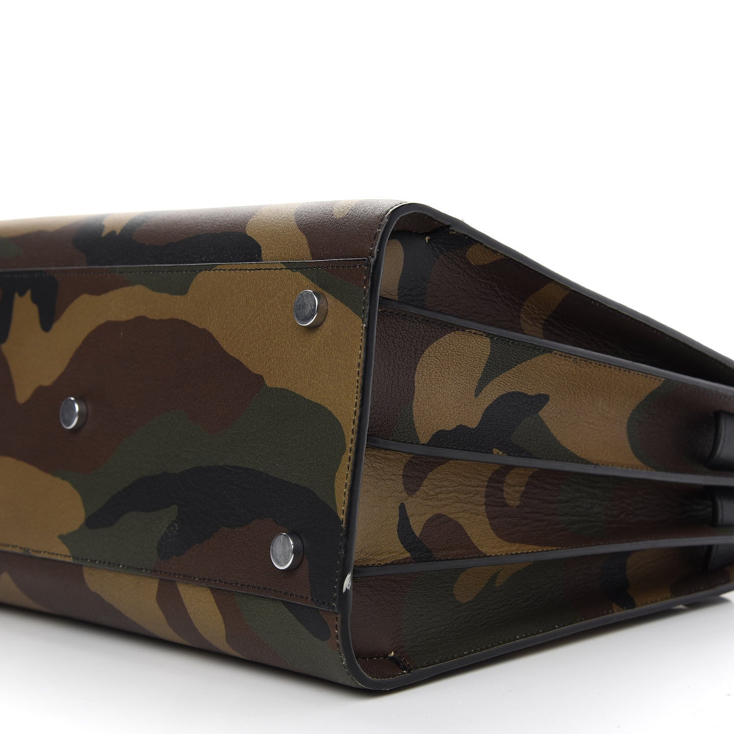 Saint Laurent Calfskin Camouflage Small Sac De Jour Kaki Black 15 of 15