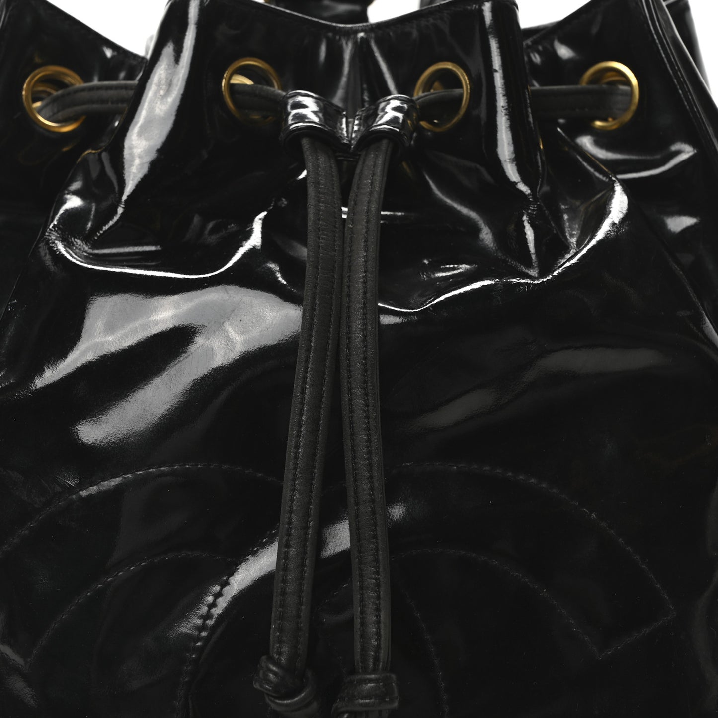 Paten Timeless CC Drawstring Backpack Black