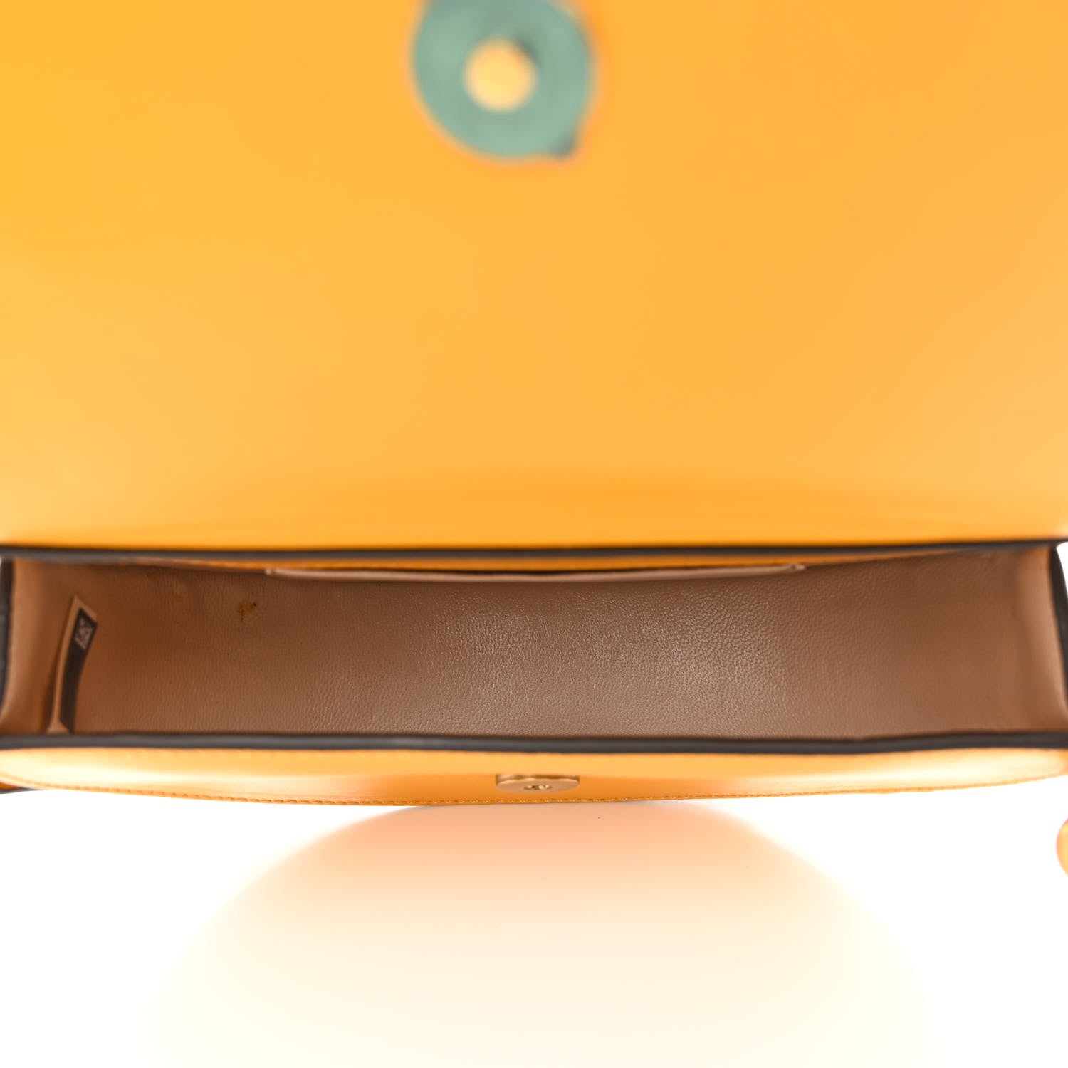 Chloe Calfskin Small Nile Bracelet Minaudiere Bag Dark Ochre 5 of 11