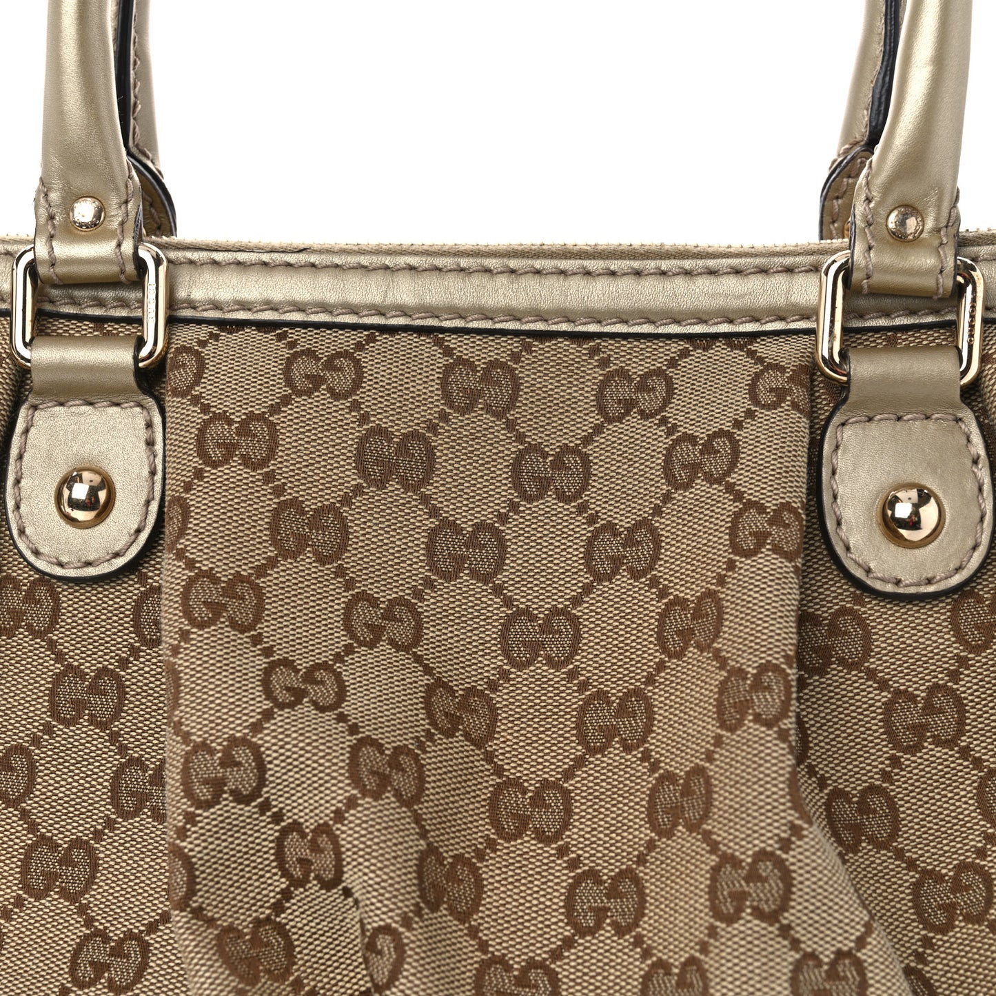 Monogram Medium Sukey Top Handle Bag Golden Beige