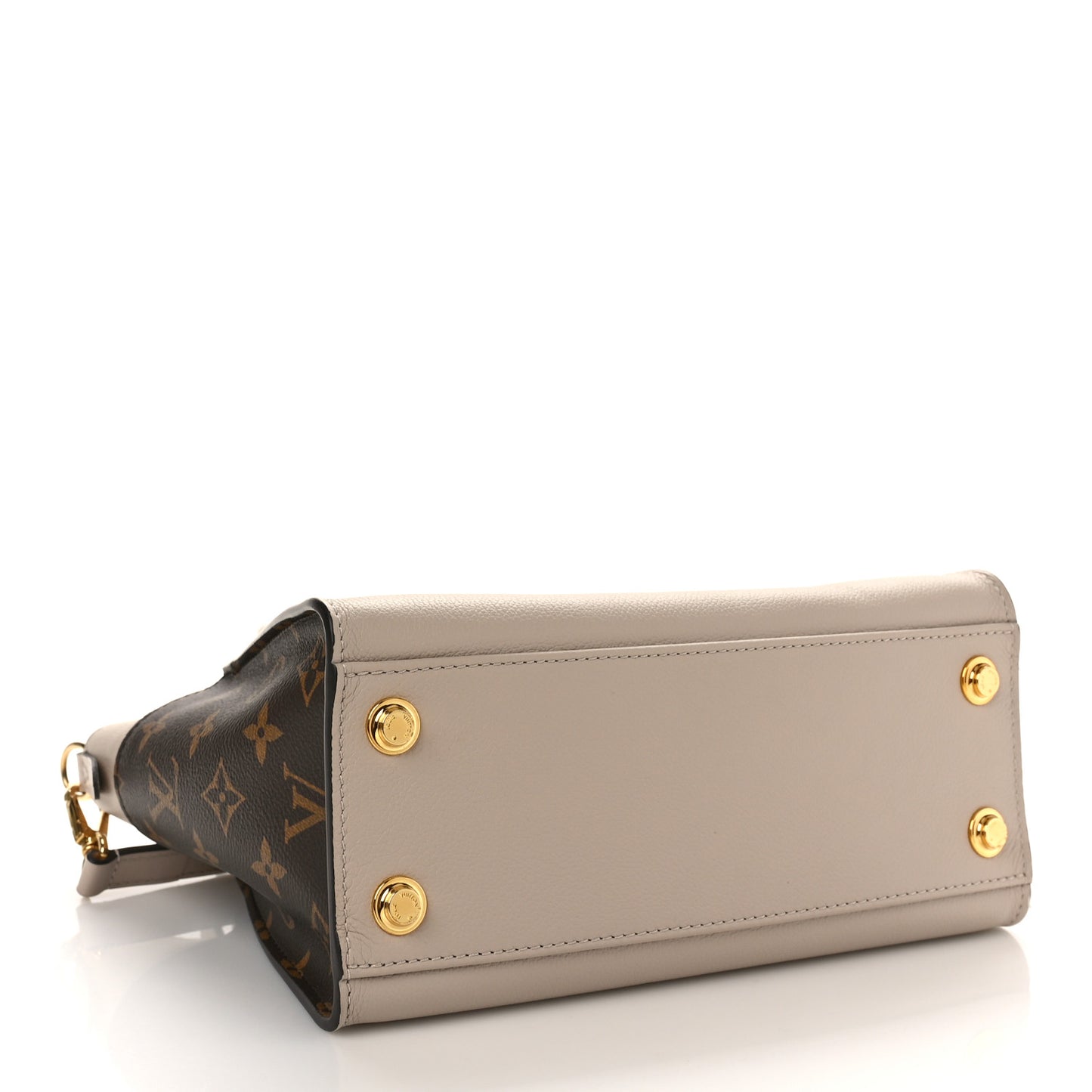 Calfskin Monogram On My Side PM Greige