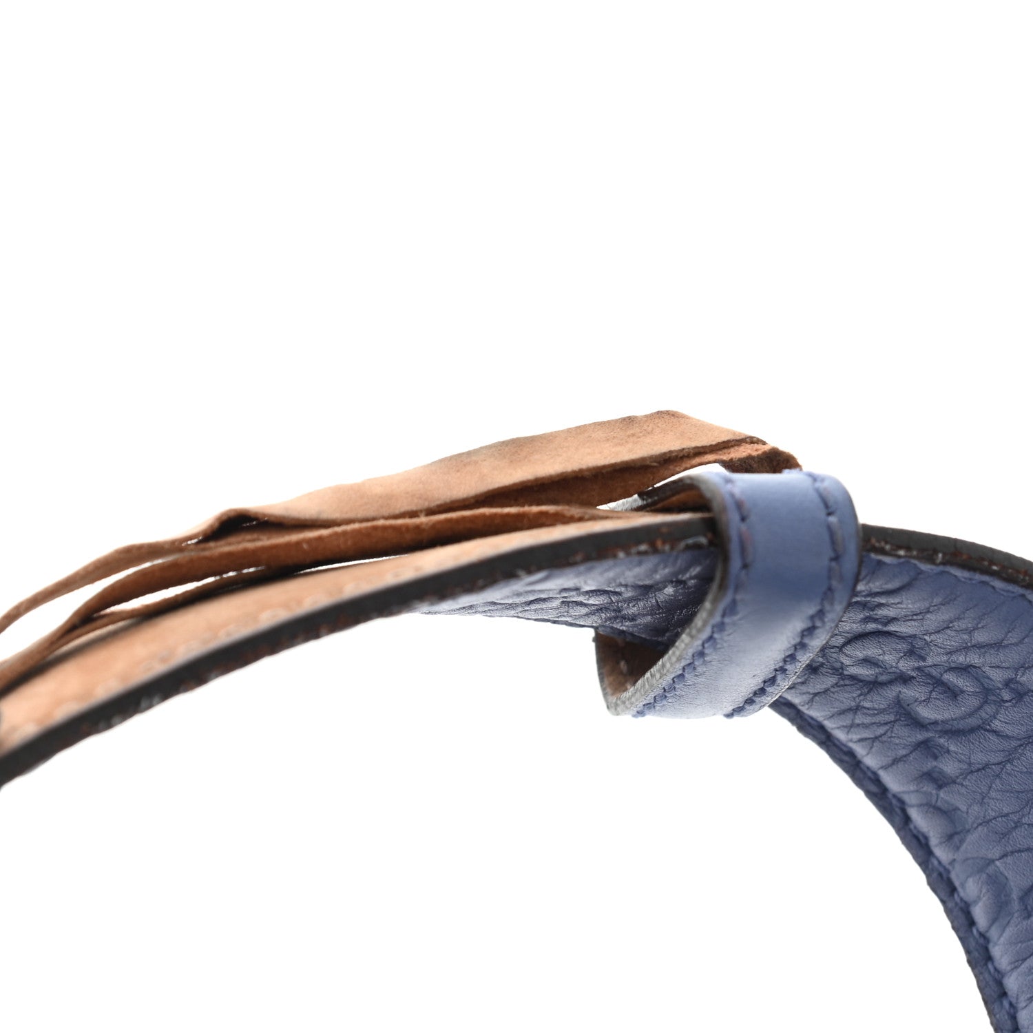 Gucci Guccissima Interlocking G Belt 90 36 Blue 6 of 13