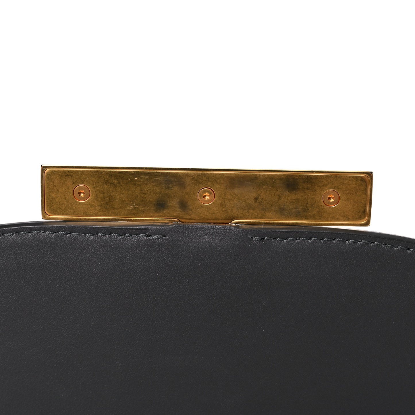 Calfskin Sasha Shoulder Bag Dark Grey