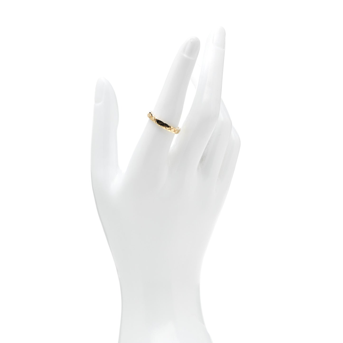 18K Yellow Gold Mini Coco Crush Ring 56 7.5