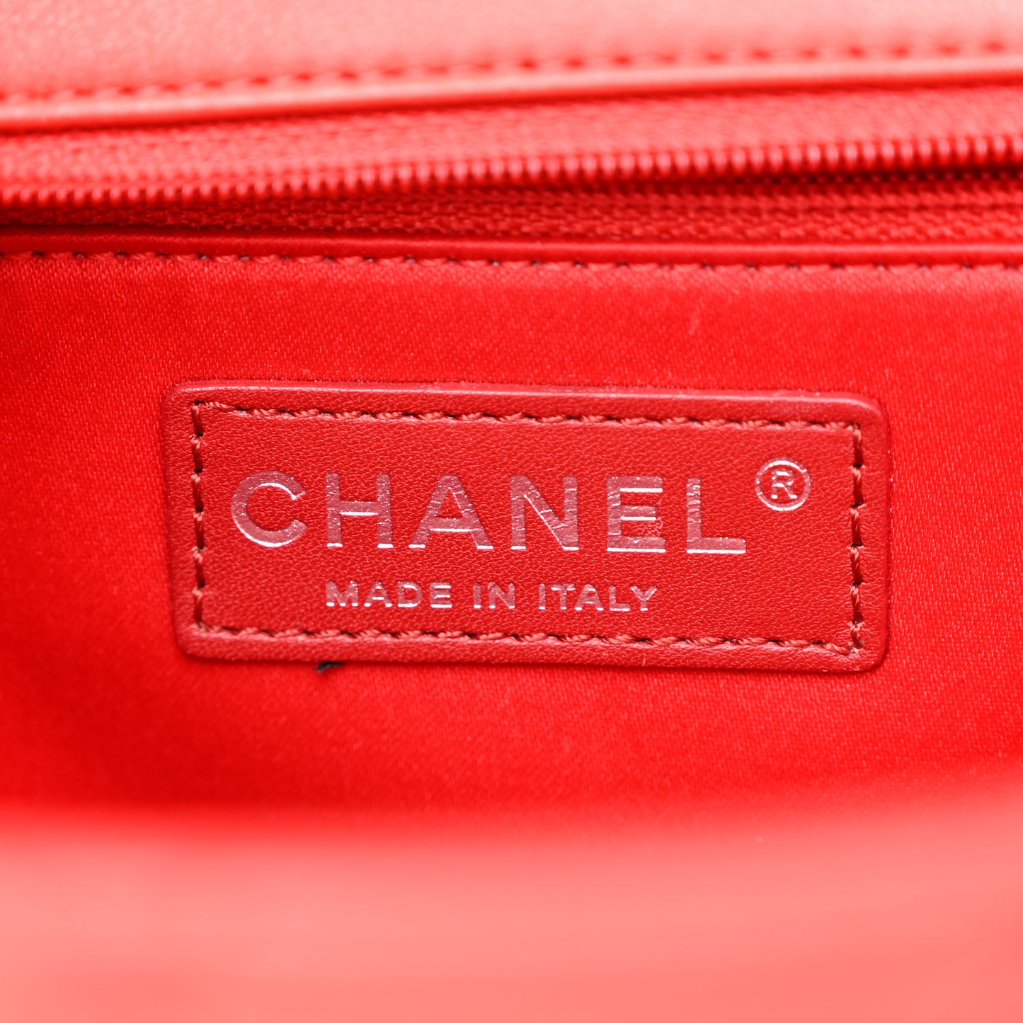 Lambskin Quilted Easy Carry Jumbo Flap Red