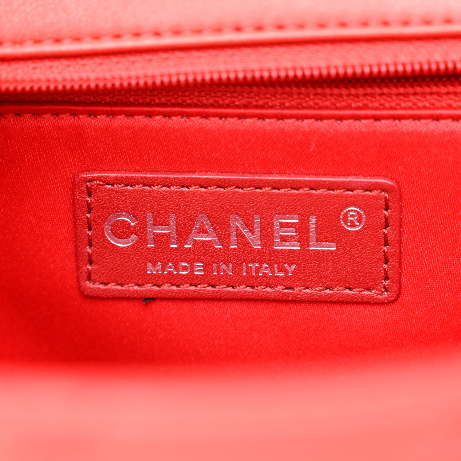 Chanel Lambskin Quilted Easy Carry Jumbo Flap Red 5 of 10