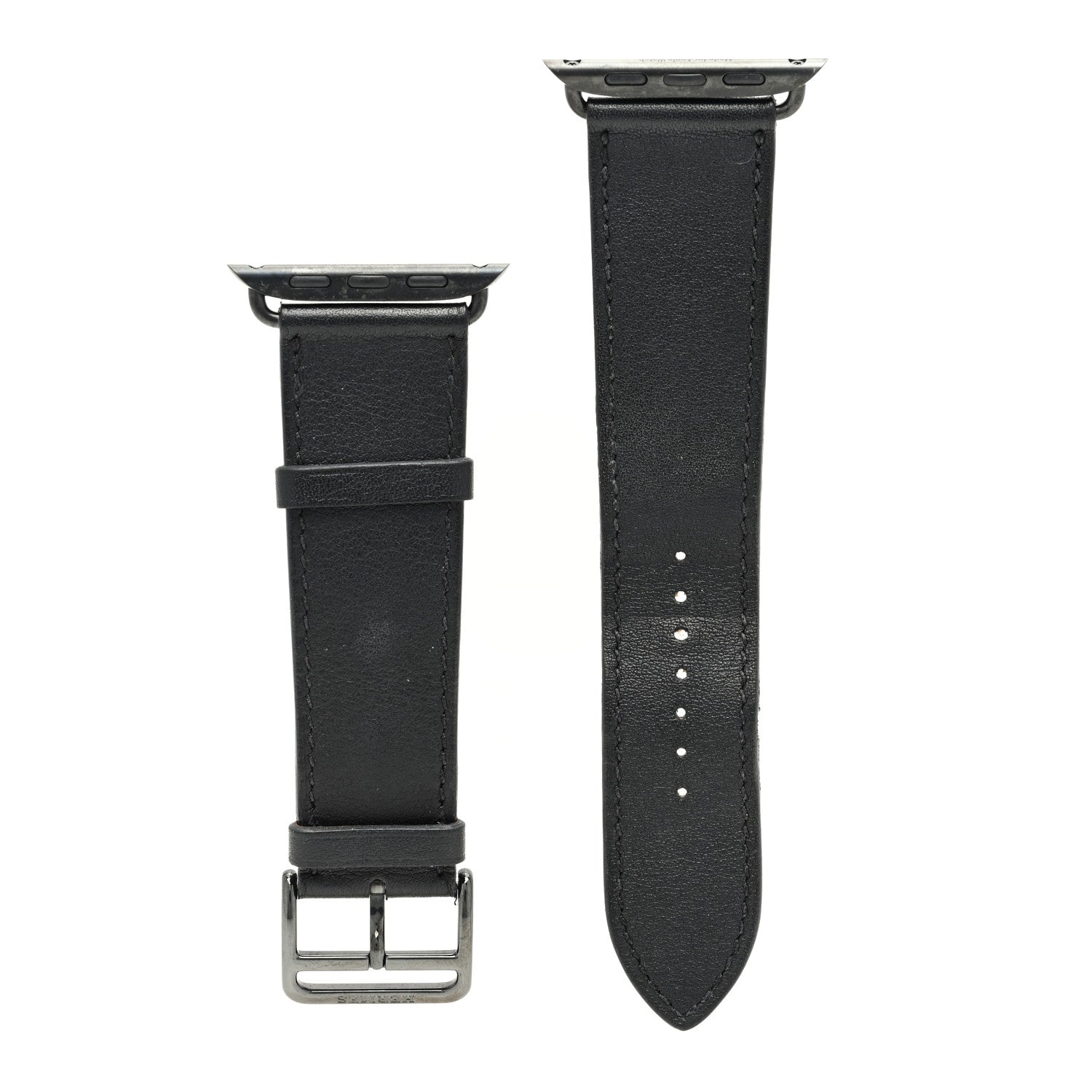 Hermes Swift 40mm Single Tour Apple Watch Strap Black 1 of 5
