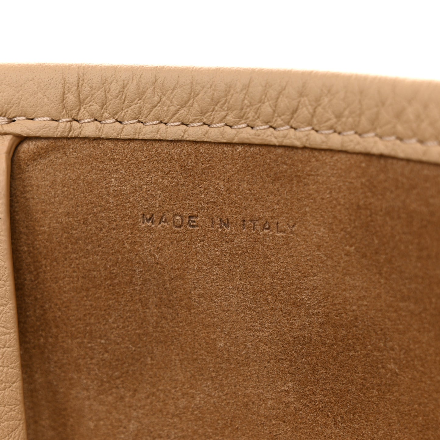 Grained Calfskin Park Tote Three Beige