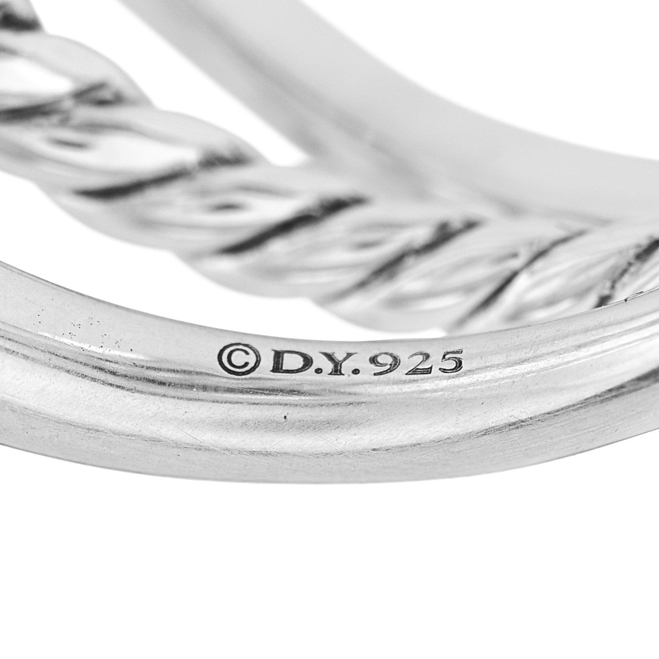 Sterling Silver Diamond 9mm Stax Narrow Ring 51 5.75