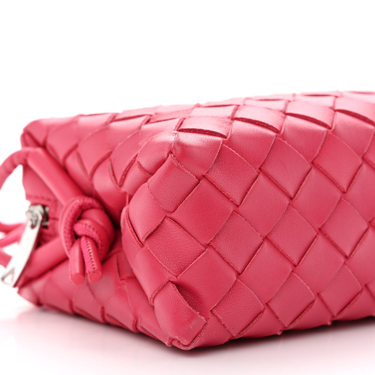 Bottega Veneta Nappa Intrecciato Mini Loop Camera Bag Cranberry 8 of 9