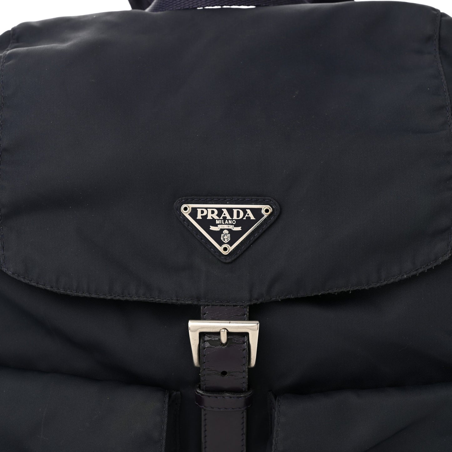 Tessuto Nylon Saffiano Medium Backpack Purple