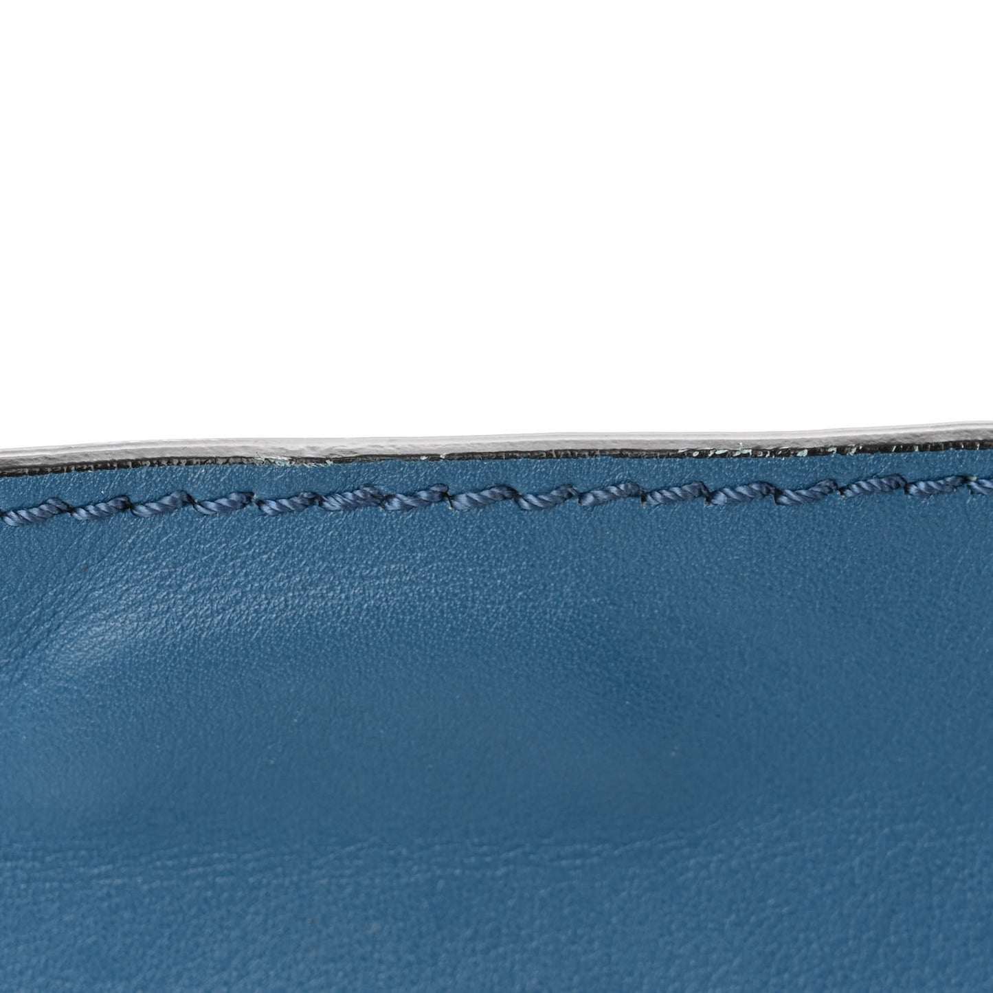 Vitello Small Rockstud Tote Blue Delft