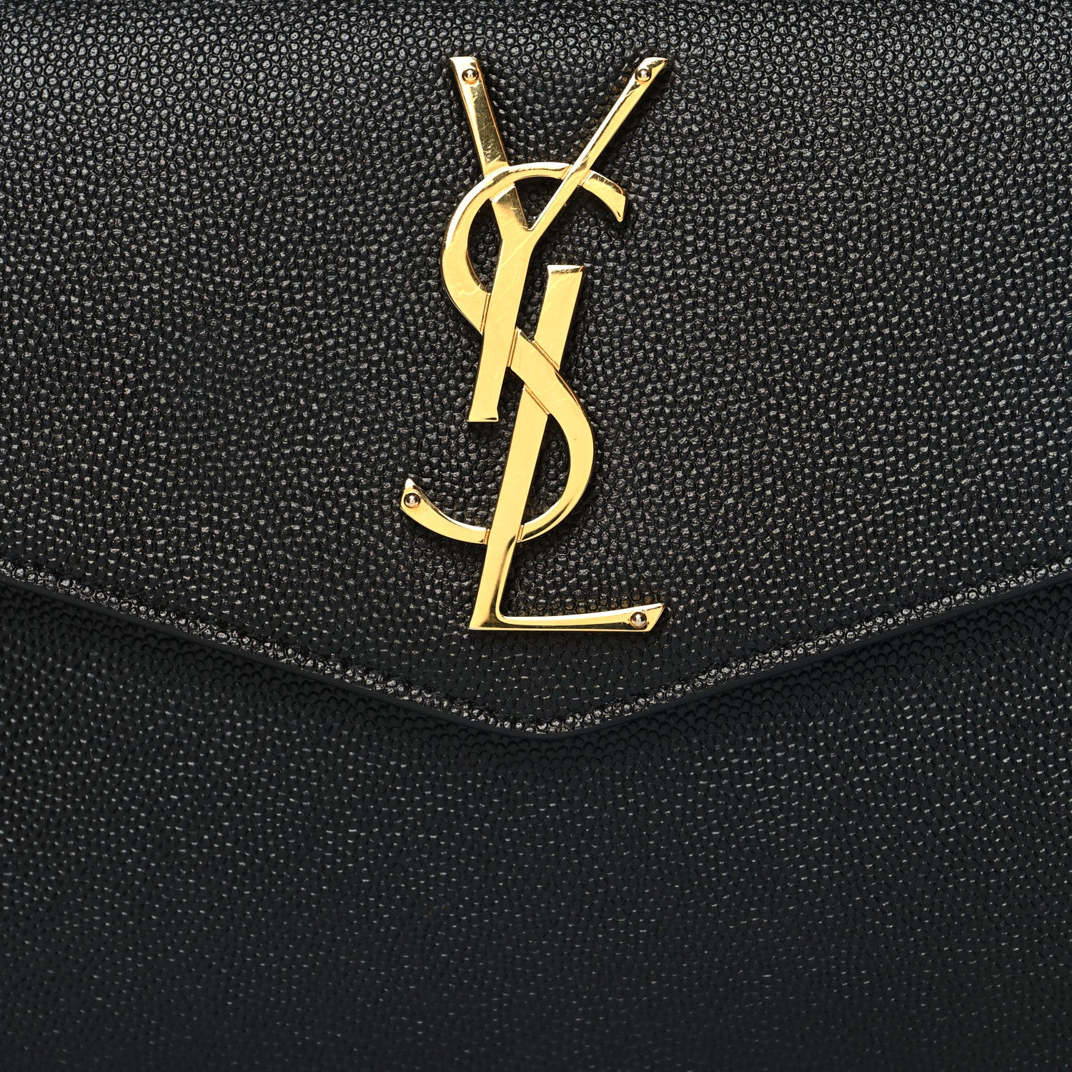 Saint Laurent Grain De Poudre Uptown Pouch Black 8 of 11